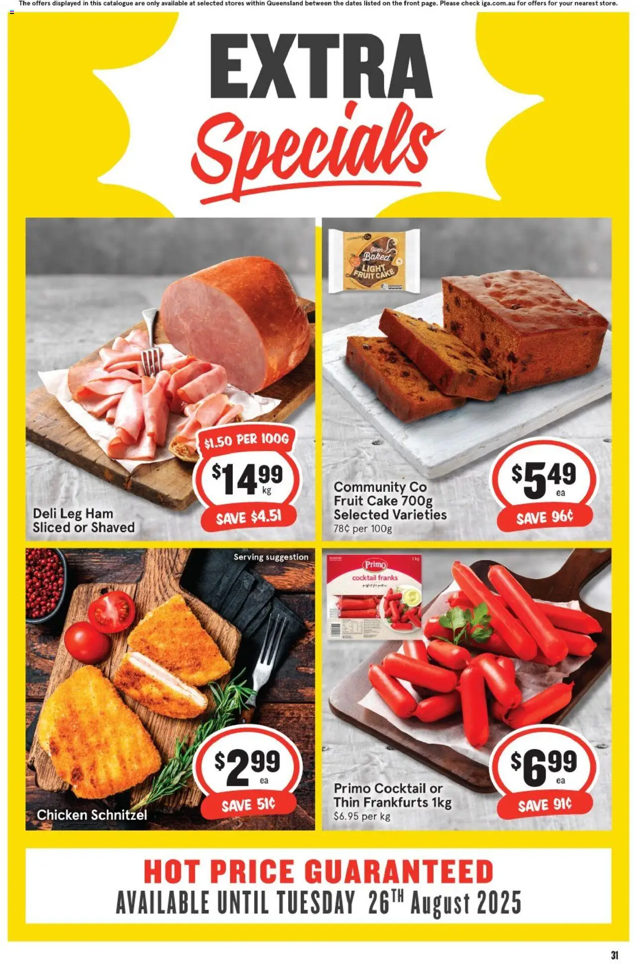 IGA catalogue - valid from 13.08.2025 | Page: 32 | Products: Light, Ham, Chicken