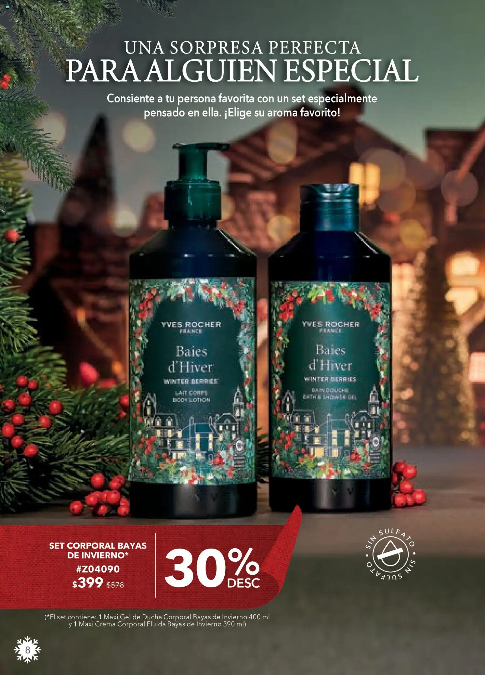 Nuevas ofertas de Yves Rocher válidas en toda la República Mexicana desde el 19.11.2025. ¡Encuentra las mejores ofertas en Yves Rocher campaña 16 2025! | Página: 8 | Productos: Crema, Crema corporal, Gel de ducha