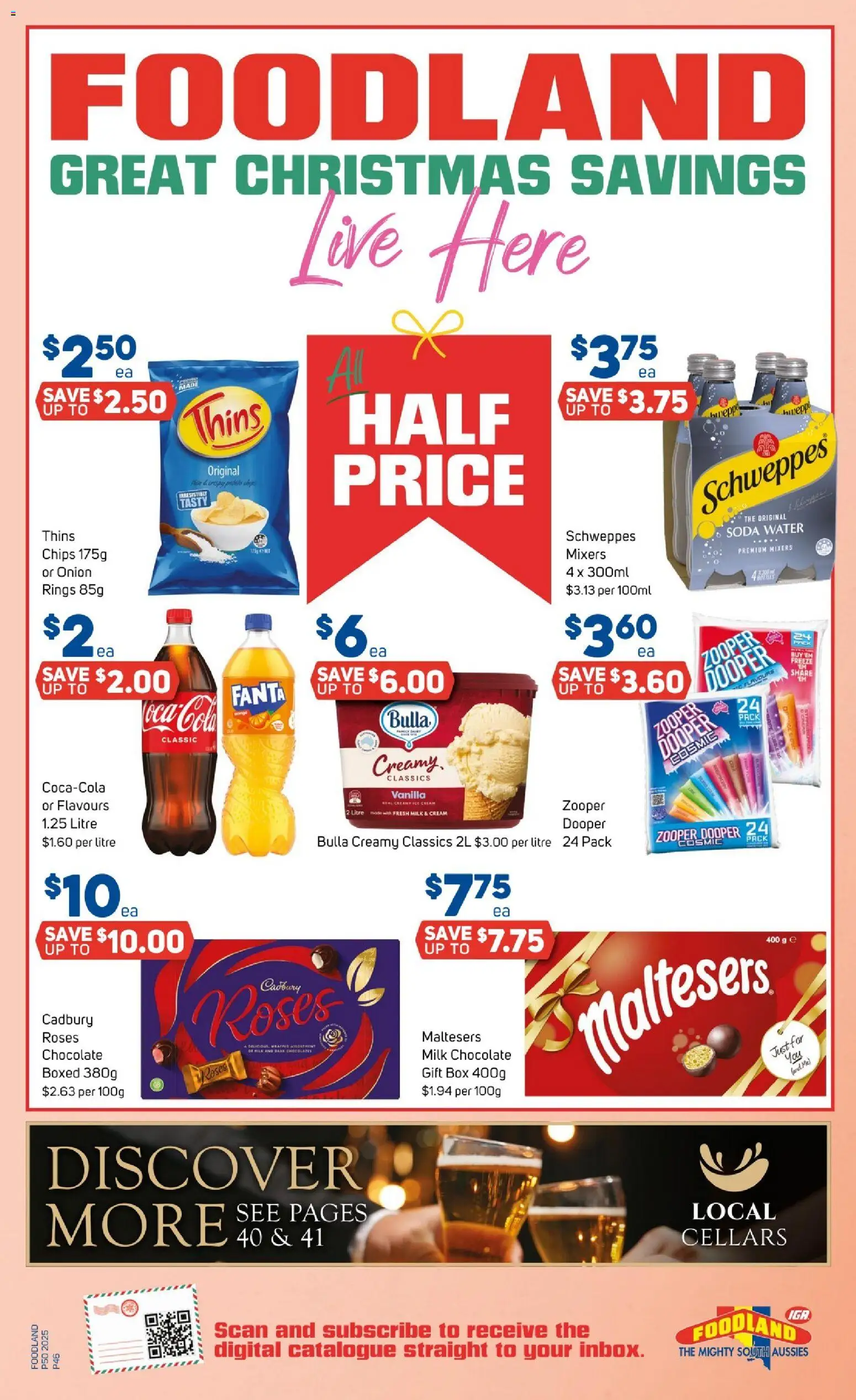 Foodland catalogue - valid from 10.12.2025 | Page: 46 | Products: Milk, Cream, Water, Digital