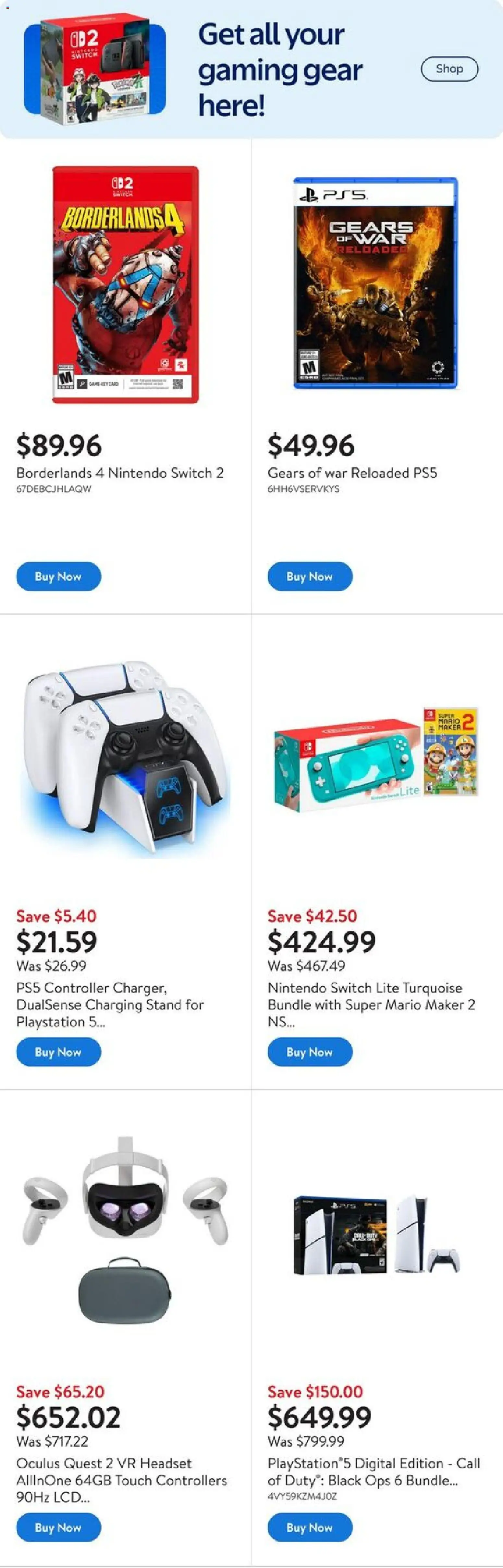 Walmart flyer valid from 23.10.2025 | Page: 2 | Products: Playstation
