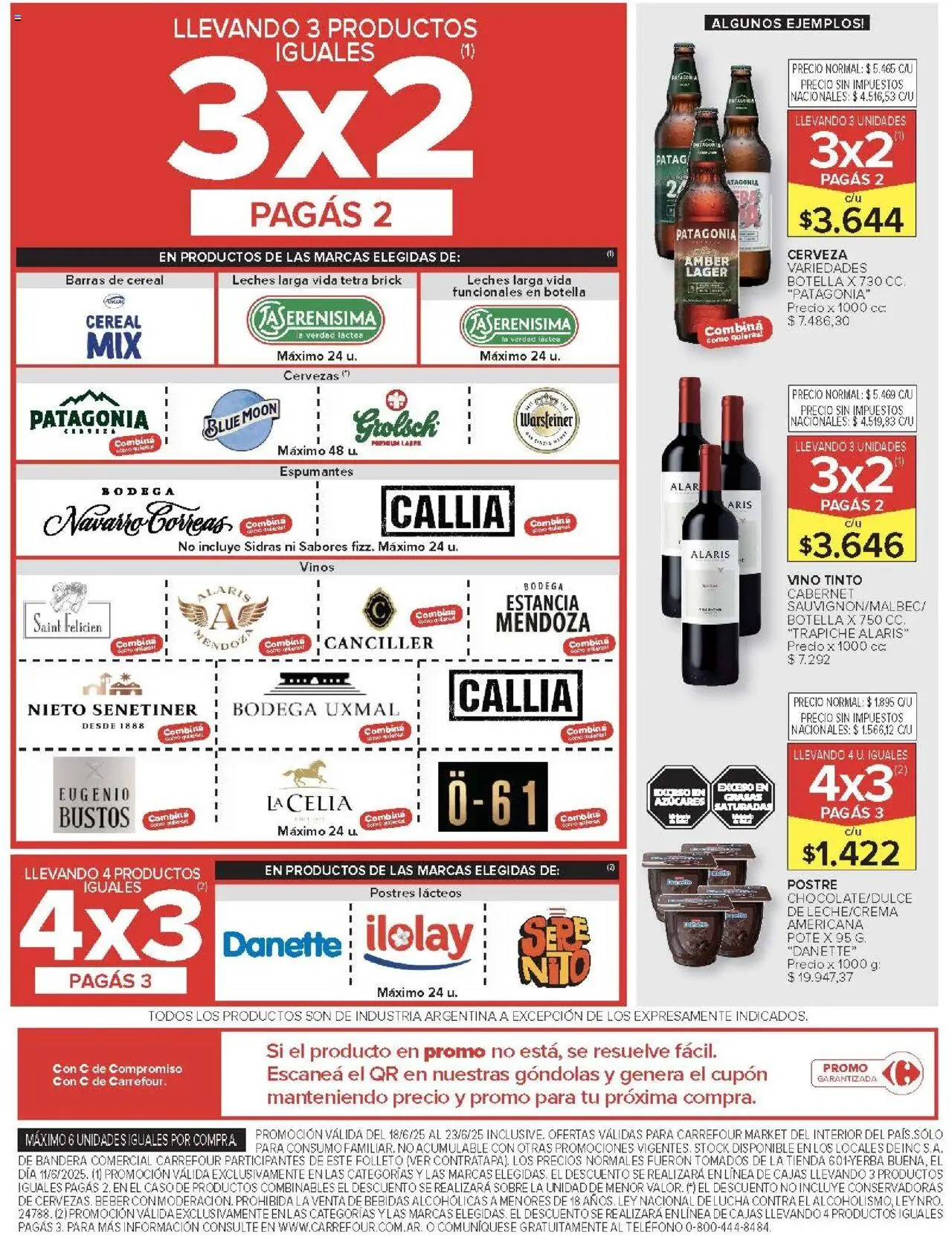 Carrefour ofertas │ válido desde el 18.06.2025 | Página: 28 | Productos: Teléfono, Caso, Sobre, Vino