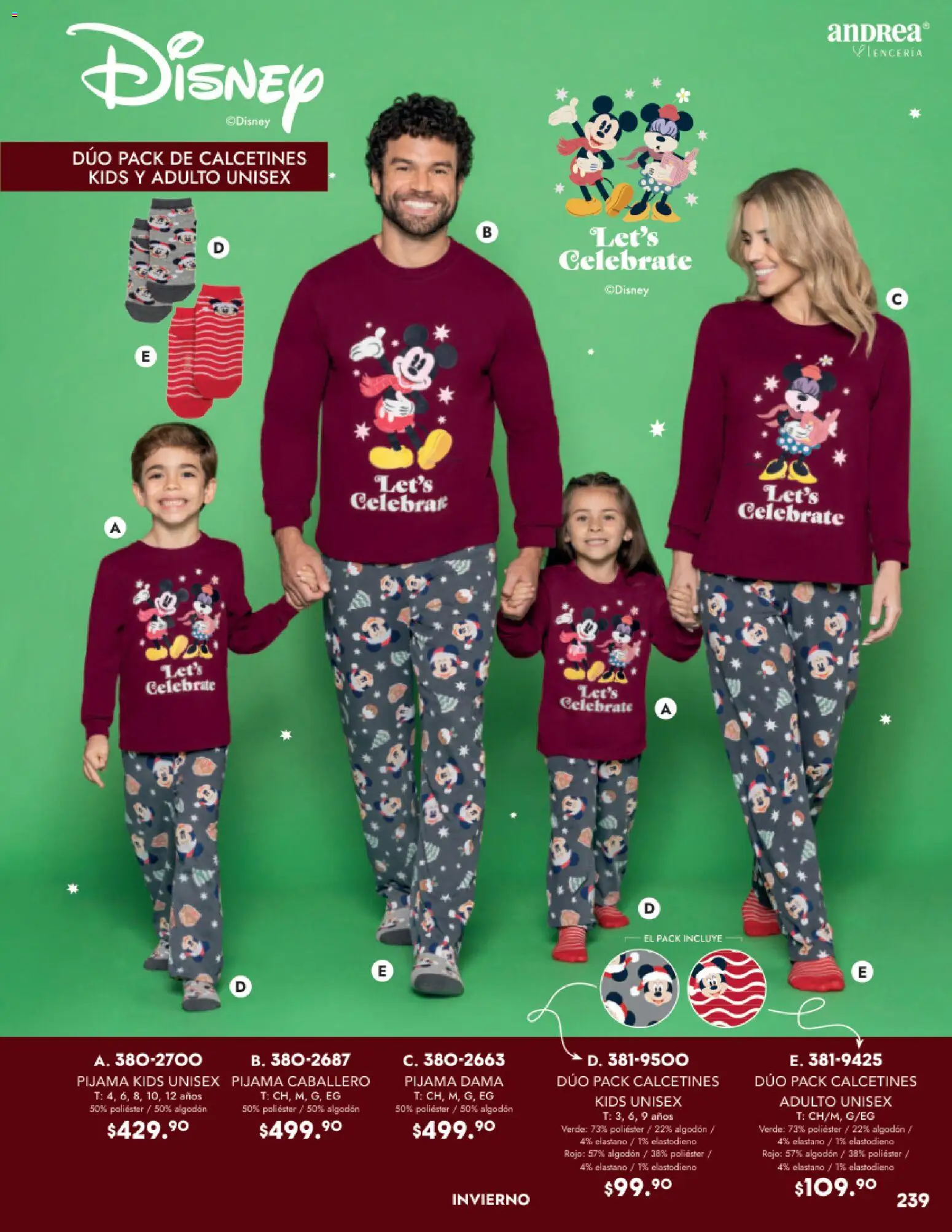 Nuevas ofertas de Andrea válidas en toda la República Mexicana desde el 26.11.2025. ¡Encuentra las mejores ofertas en Andrea catálogo Lancería, Vestir Interior otoño 2025! | Página: 75 | Productos: Pijama, Algodón