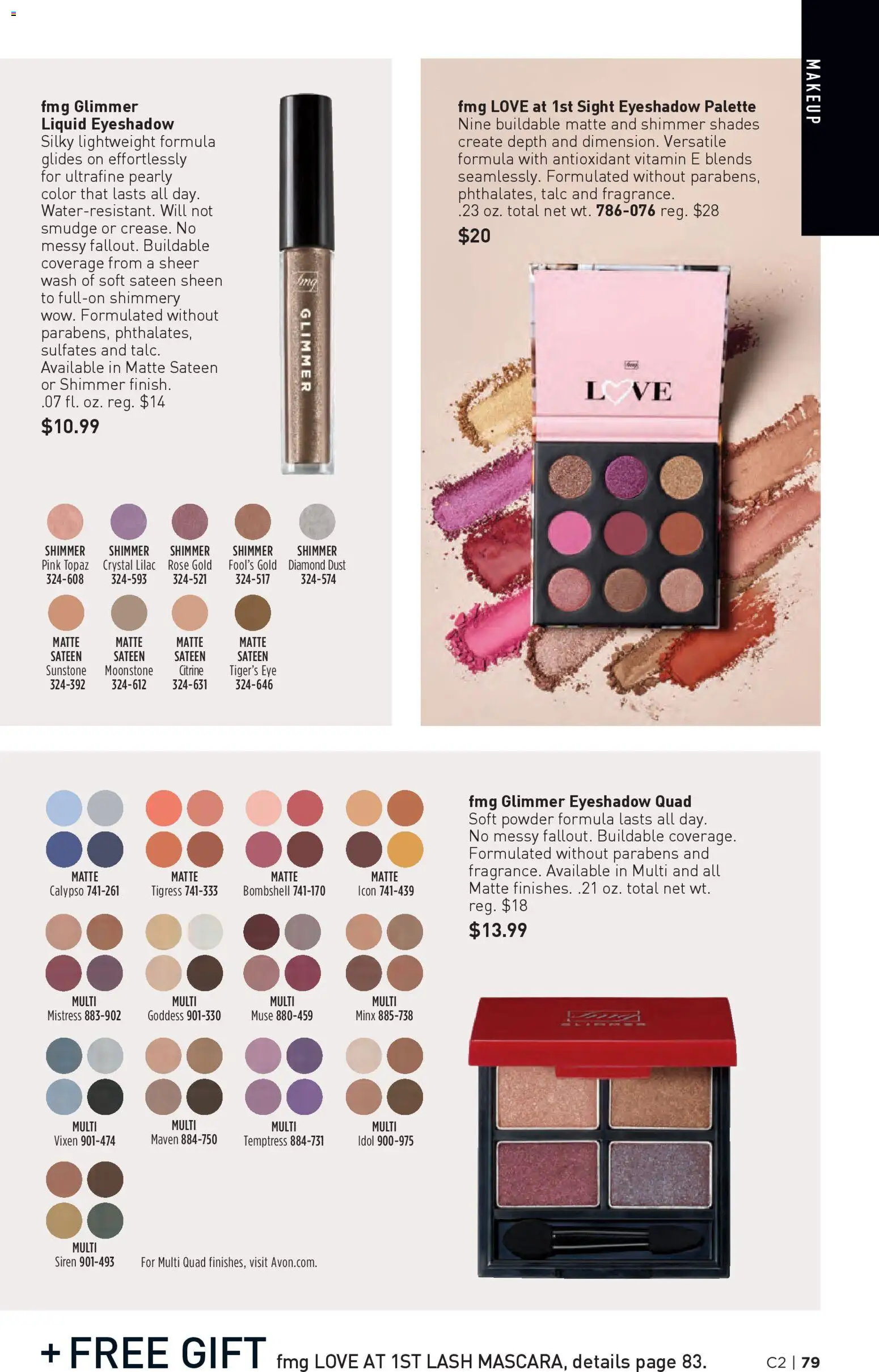 Avon Brochure - valid from 14.01.2026 | Page: 79 | Products: Vitamin, Powder, Eyeshadow