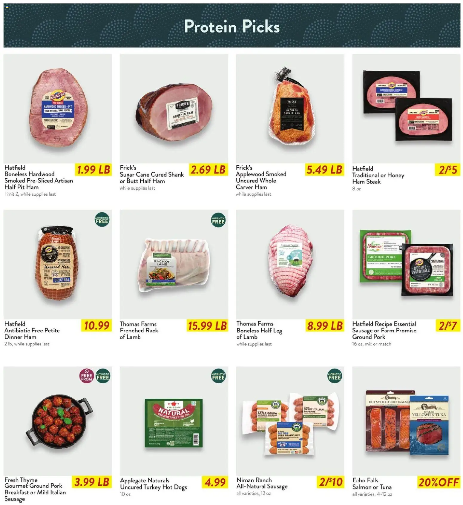 Fresh Thyme Weekly Ad - WI - valid from 17.12.2025 | Page: 5 | Products: Tire, Ham, Pork, Sausage