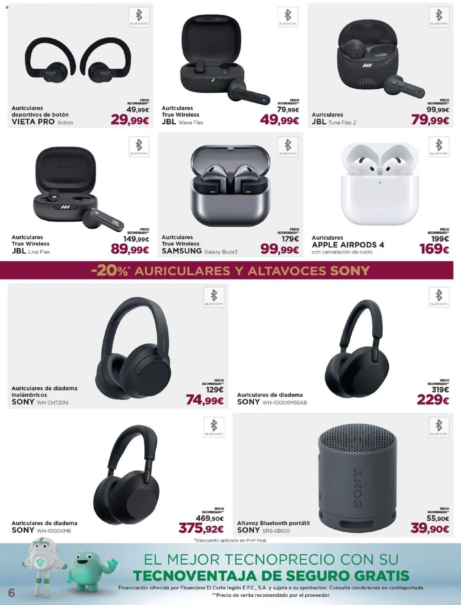 Nuevas ofertas de El Corte Inglés válidas en toda la República Mexicana desde el 16.12.2025. ¡Encuentra las mejores ofertas en El Corte Inglés catálogo Ofertas que ilusionan! | Página: 6