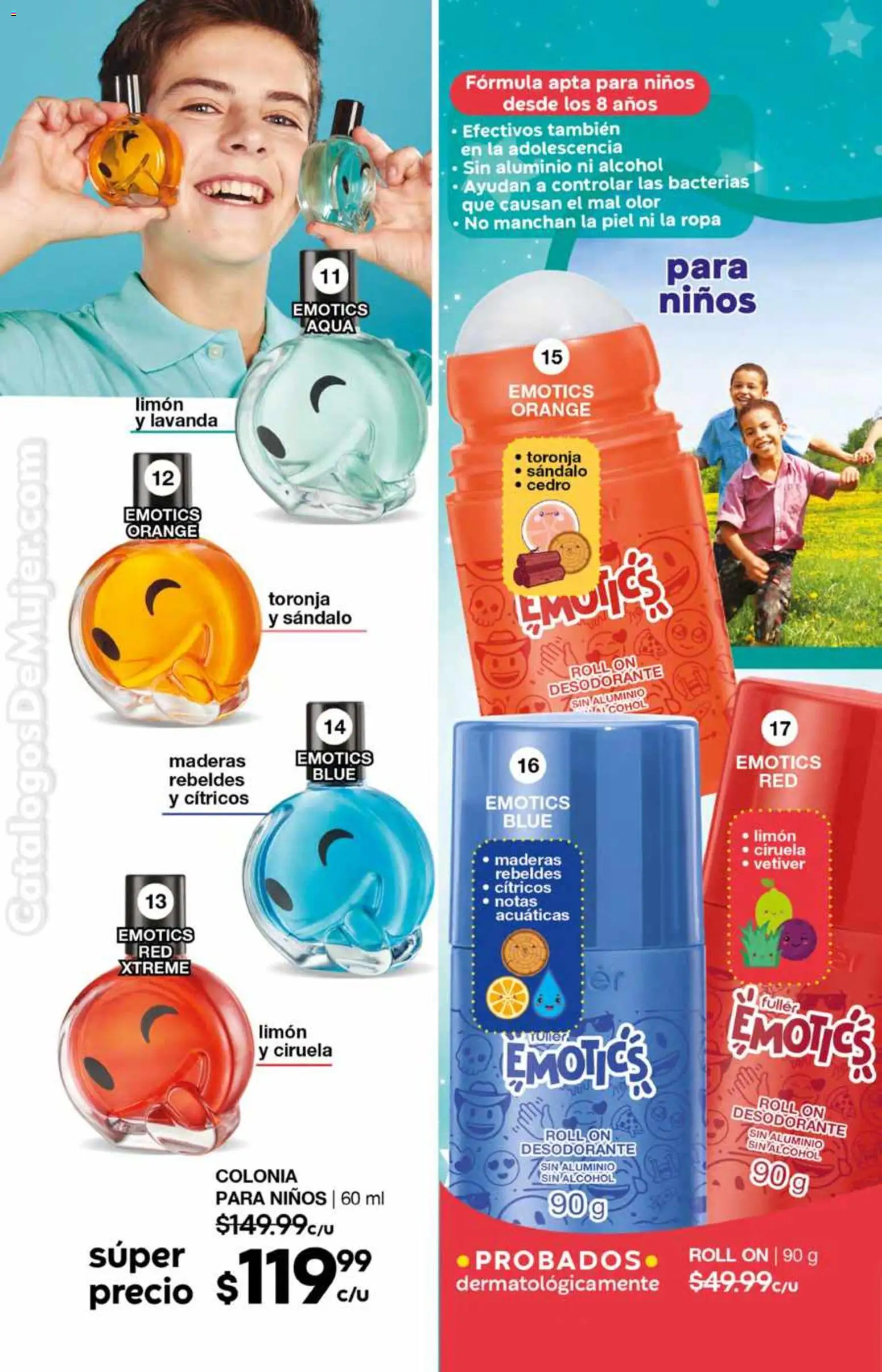 Nuevas ofertas de Fuller válidas en toda la República Mexicana desde el 26.11.2025. ¡Encuentra las mejores ofertas en Fuller campaña 17 2025! | Página: 8 | Productos: Desodorante, Limón, Toronja, Ropa