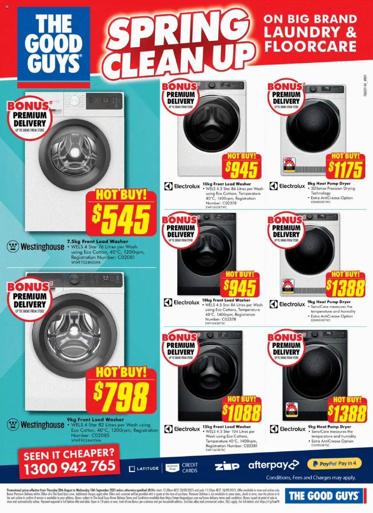 The Good Guys catalogue - valid from 27.08.2025 | Page: 21 | Products: Household, Phone, Laundry, Washer