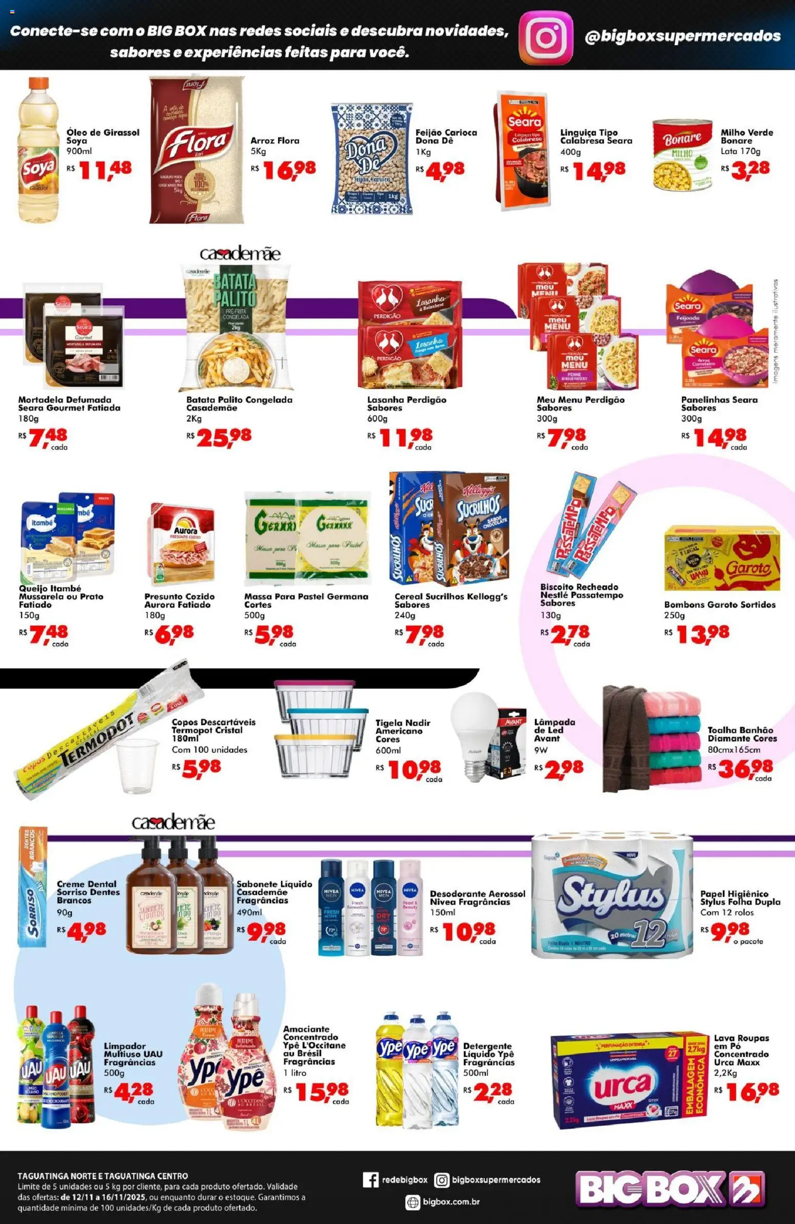 Big Box Folheto - válido de 12.11.2025 | Página: 2 | Produtos: Perfume, Biscoito, Presunto, Roupas