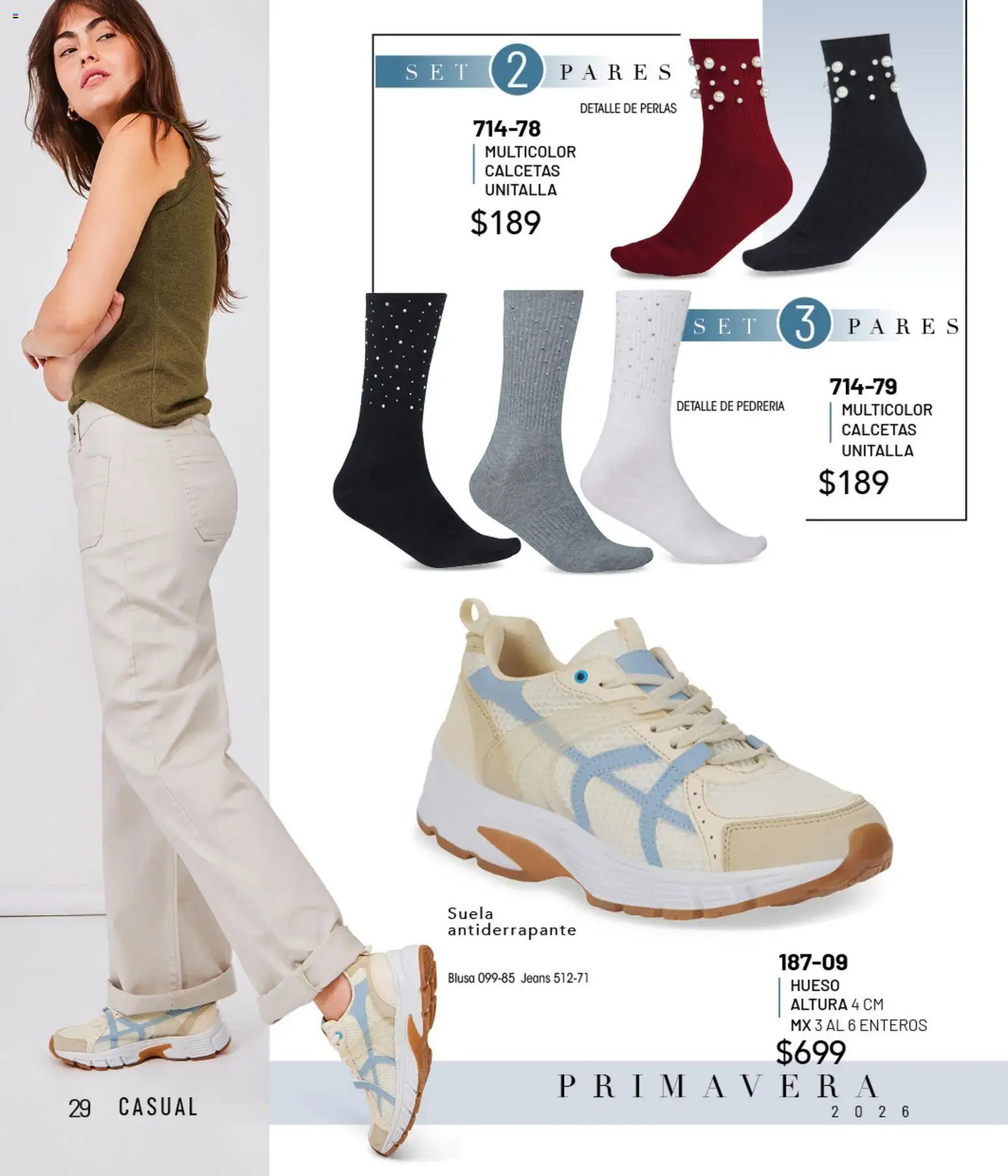 Nuevas ofertas de Cklass válidas en toda la República Mexicana desde el 02.01.2026. ¡Encuentra las mejores ofertas en Cklass catálogo Casuales! | Página: 30 | Productos: Blusa, Calcetas