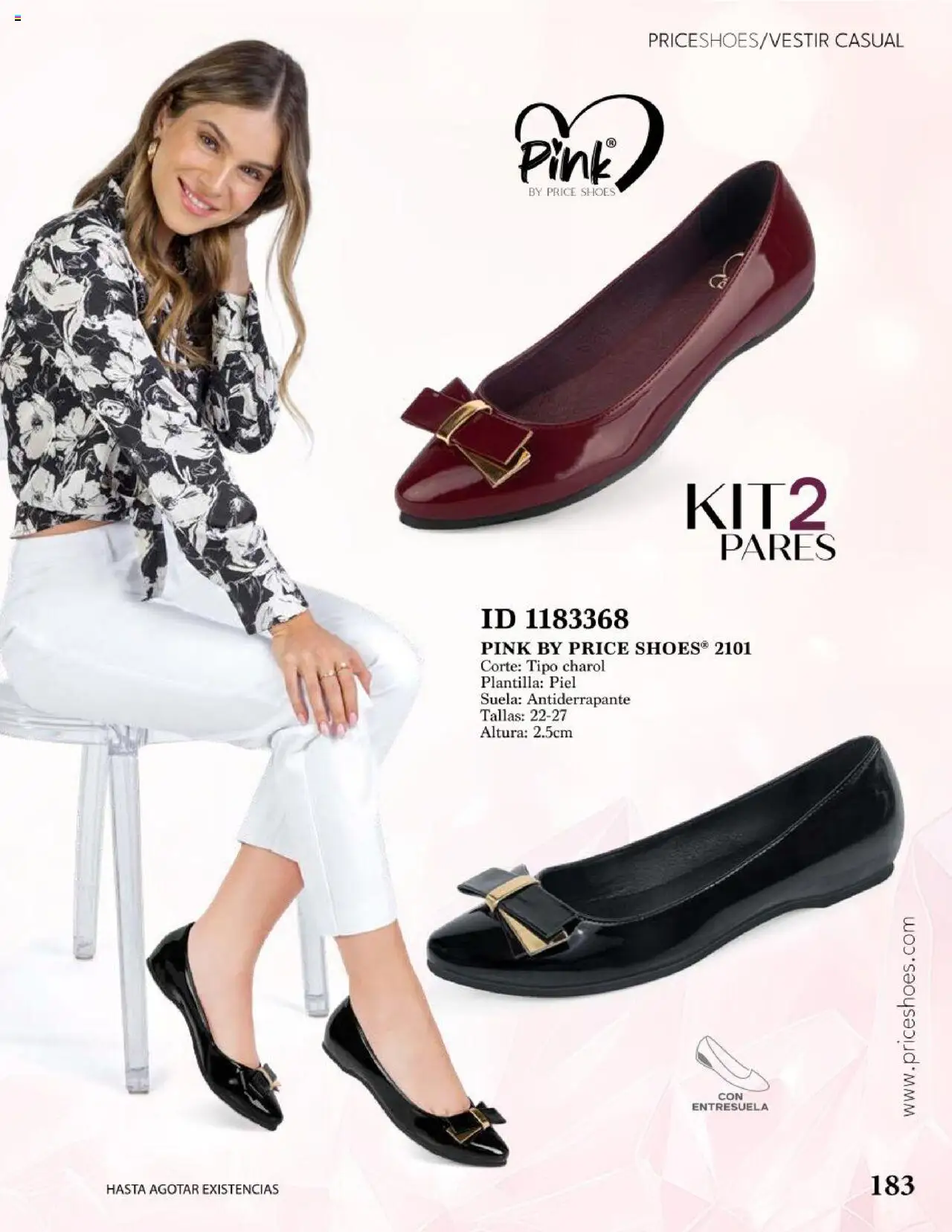 Nuevas ofertas de Price Shoes válidas en toda la República Mexicana desde el 05.08.2024. ¡Encuentra las mejores ofertas en Price Shoes catálogo Vestir Casual ! | Página: 183
