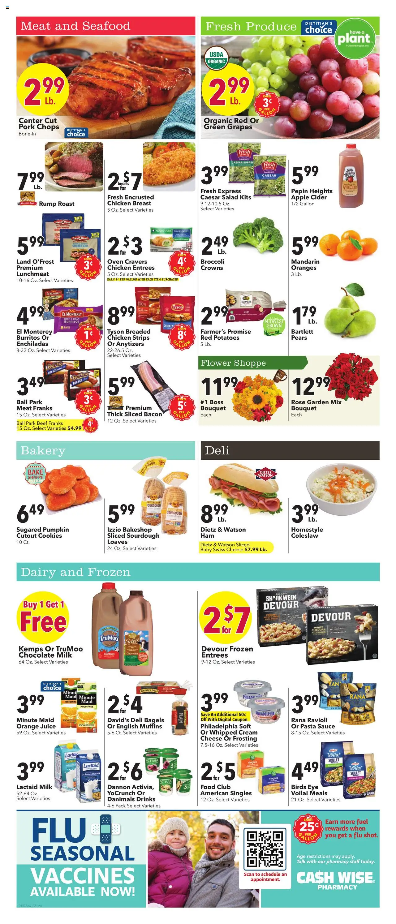 Cash Wise Weekly Ad - valid from 15.10.2025 | Page: 2 | Products: Broccoli, Cheese, Sauce, Oven