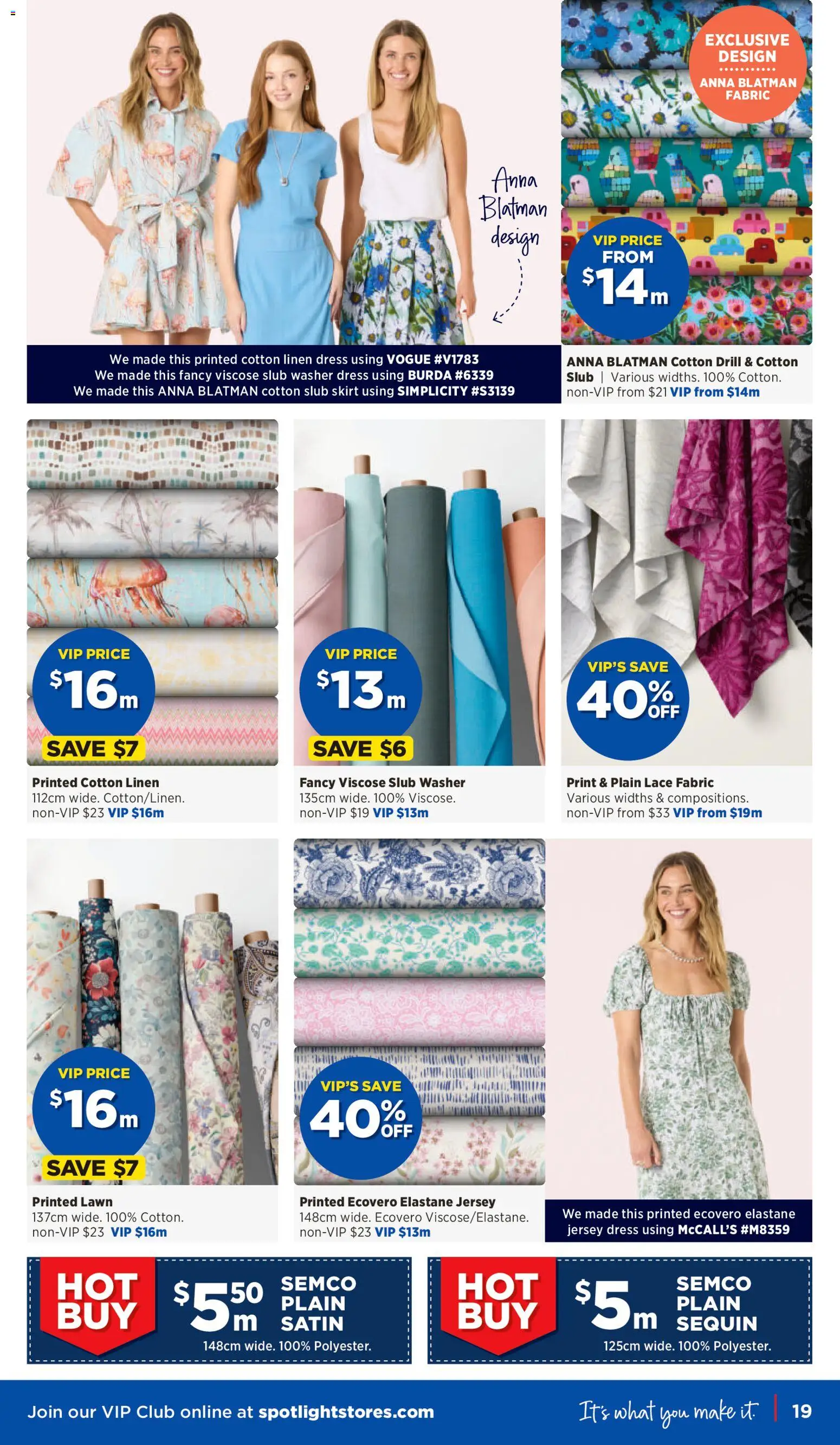 Spotlight catalogue - valid from 21.01.2026 | Page: 19 | Products: Linen, Jersey, Dress, Washer