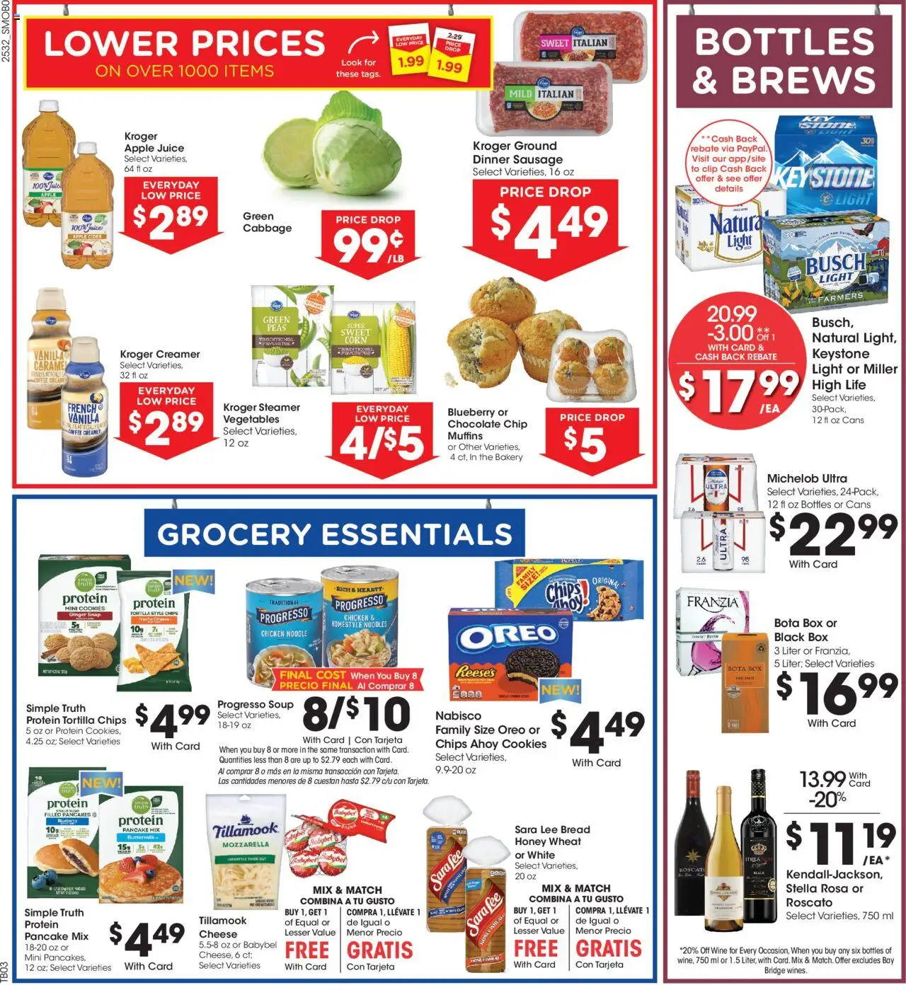 Smith's Weekly Ad - ID - valid from 10.09.2025 | Page: 6 | Products: Cheese, Wine, Cookies, Vegetables