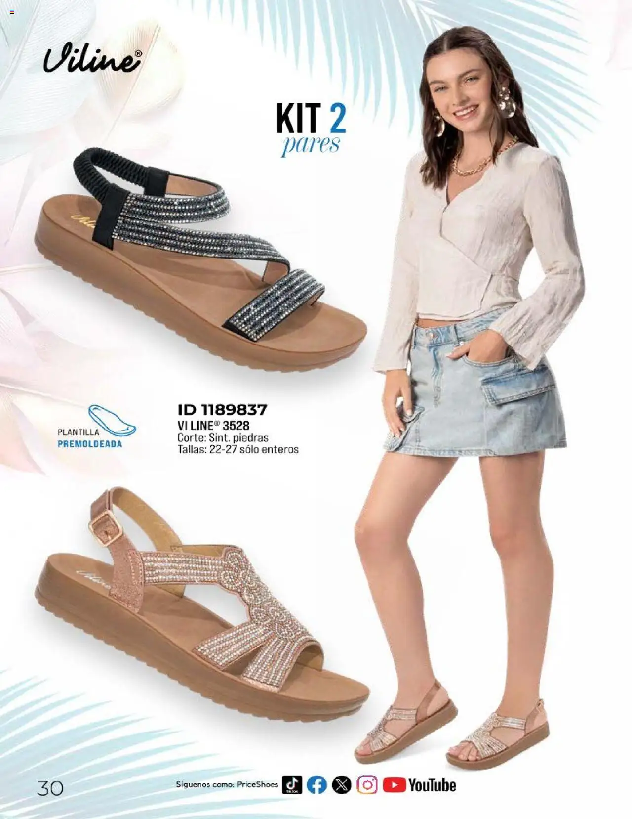 Nuevas ofertas de Price Shoes válidas en toda la República Mexicana desde el 11.03.2025. ¡Encuentra las mejores ofertas en Price Shoes catálogo Sandalias Kits 2025! | Página: 30