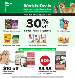 Preview of Pet Supplies Plus weekly ads valid from 03.11.2025