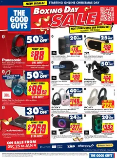 Preview of The Good Guys  Catalogue  - valid from 24.12.2025 | Page: 27 | Products: Bluetooth speaker, Belt, Speaker, Portable