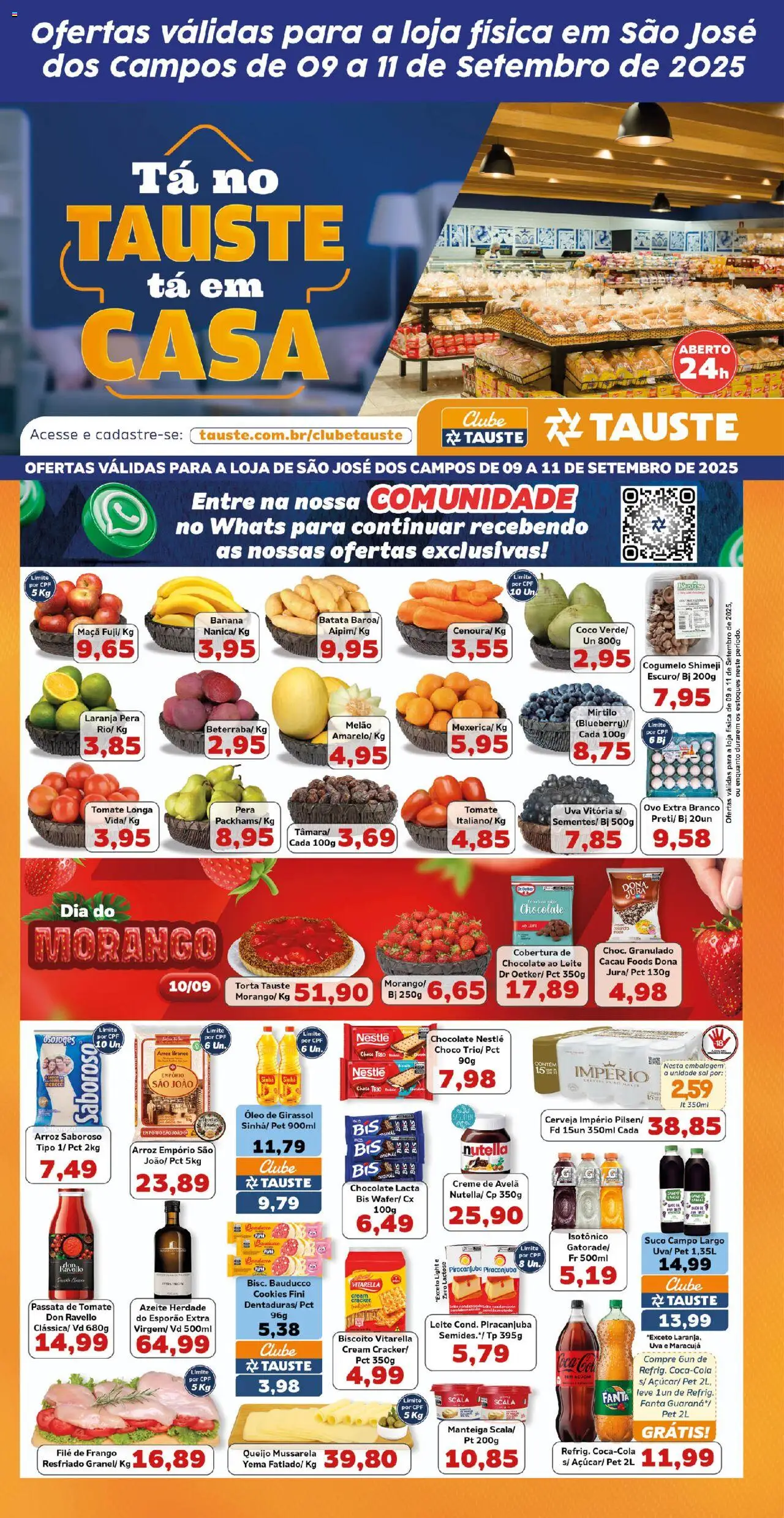 Tauste Folheto - válido de 09.09.2025 | Página: 2 | Produtos: Filé de frango, Batata, Óleo de girassol, Cream cracker