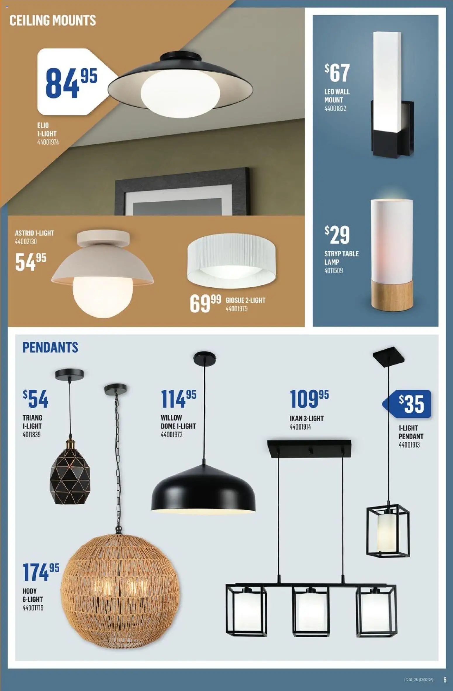 Canac flyer valid from 12.02.2026 | Page: 6 | Products: Table, Lamp