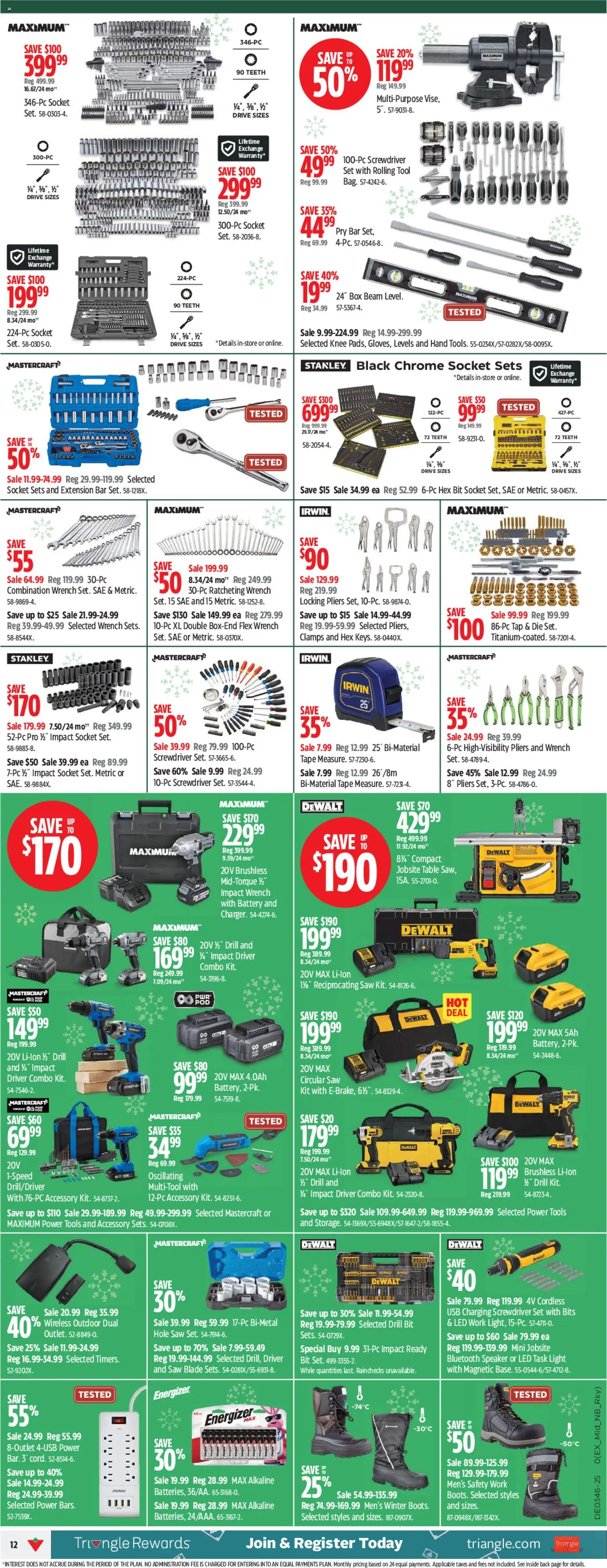 Canadian Tire flyer valid from 06.11.2025 | Page: 12