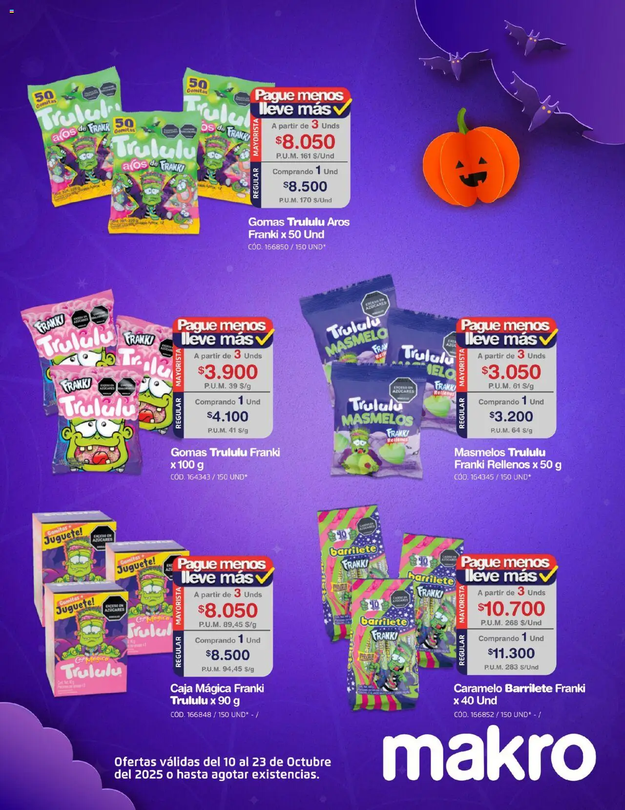 Makro revista - valida desde el 10.10.2025 | Página: 6 | Productos: Gomas, Caja