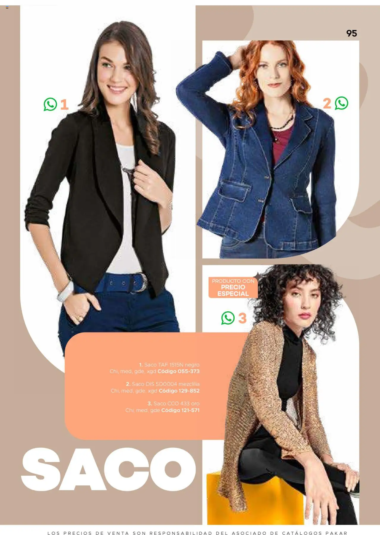 Nuevas ofertas de SC Pakar válidas en toda la República Mexicana desde el 31.01.2025. ¡Encuentra las mejores ofertas en SC Pakar catálogo Ropa! | Página: 95