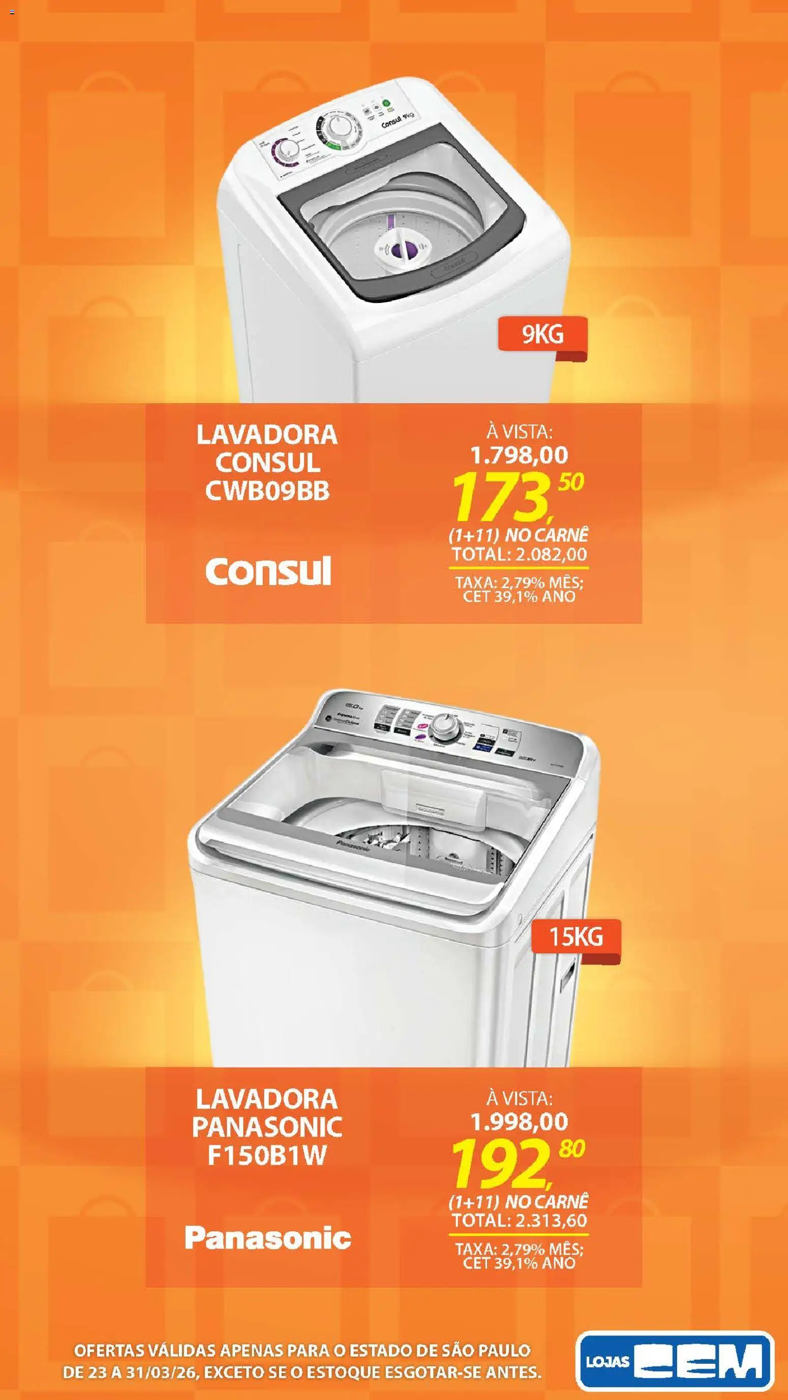 Lojas Cem Folheto - válido de 23.03.2026 | Página: 27