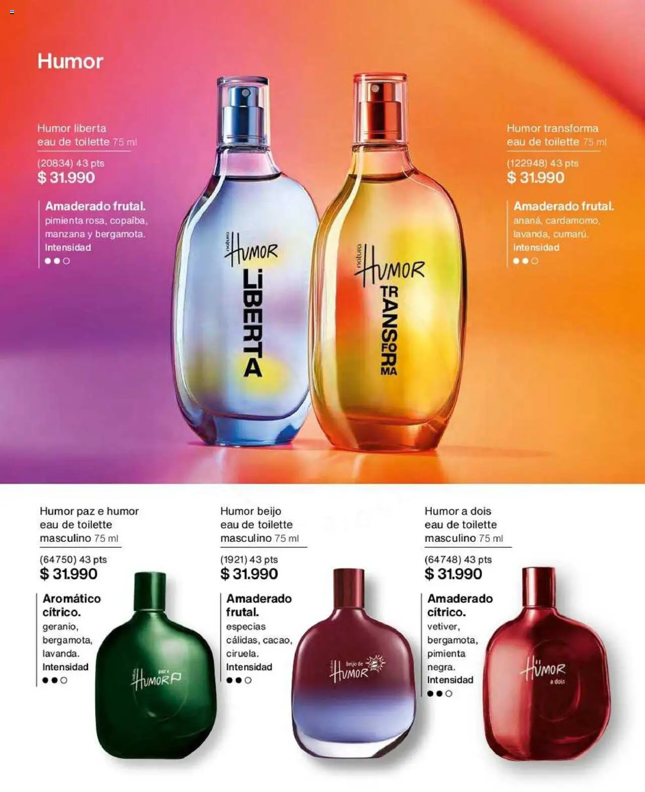 Natura catálogo │ válido desde el 22.07.2025 | Página: 40 | Productos: Pimienta, Manzana, Eau de toilette