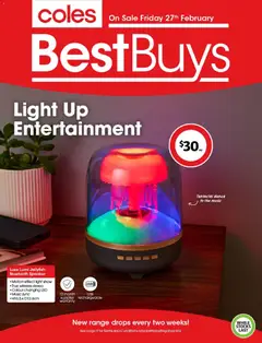 Preview of Coles Best Buys - Light Up Entertainment - valid from 27.02.2026