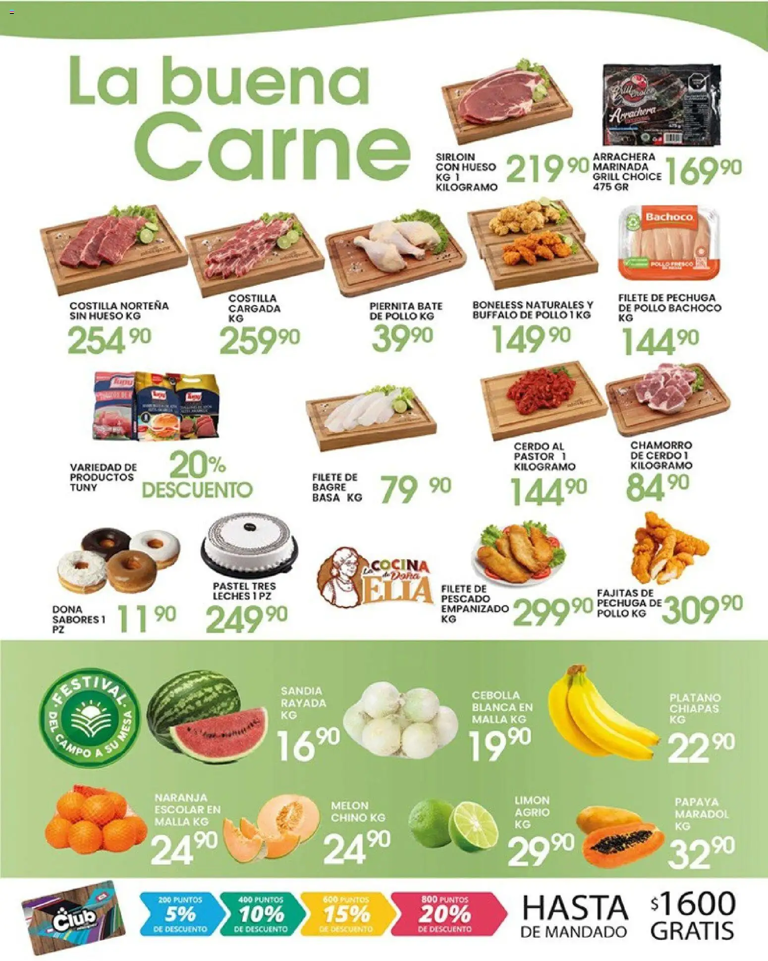 Nuevas ofertas de Alsuper válidas en toda la República Mexicana desde el 17.04.2026. ¡Encuentra las mejores ofertas en Alsuper folleto Saltillo! | Página: 2 | Productos: Pollo, Melón, Cerdo, Malla