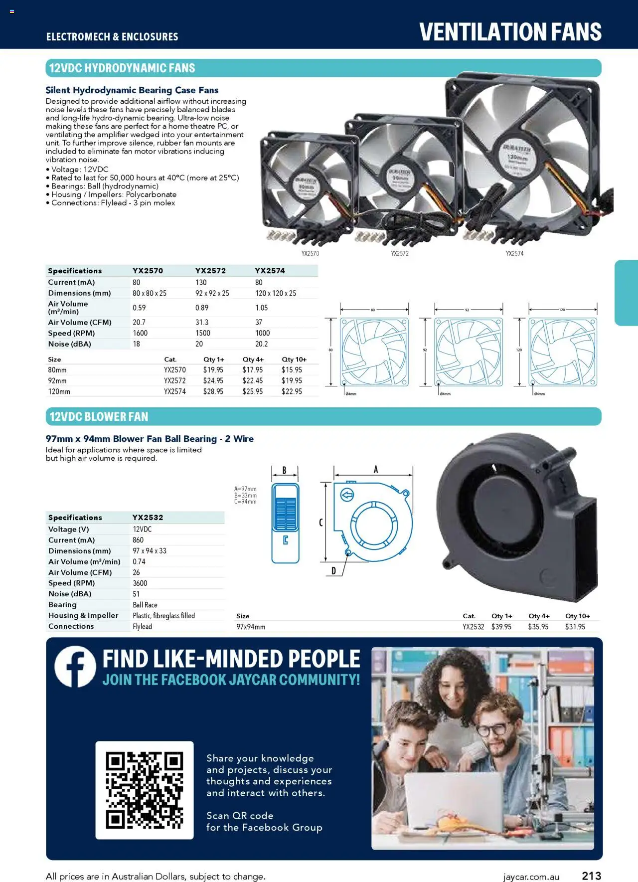 Jaycar catalogue - valid from 09.07.2025 | Page: 213 | Products: Amplifier, Case, Fan