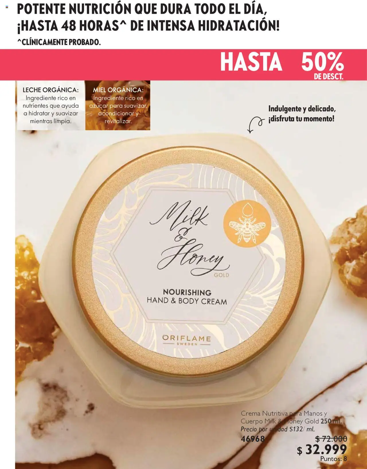 Oriflame revista - valida desde el 04.10.2025 | Página: 126 | Productos: Crema, Azucar, Body, Leche