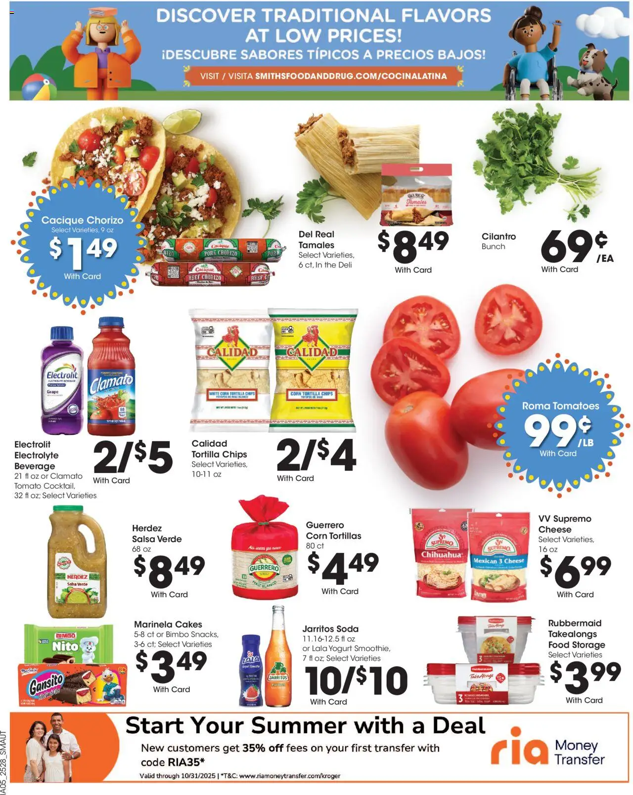 Smith's Weekly Ad - valid from 13.08.2025 | Page: 10 | Products: Cheese, Yogurt, Beef, Chips