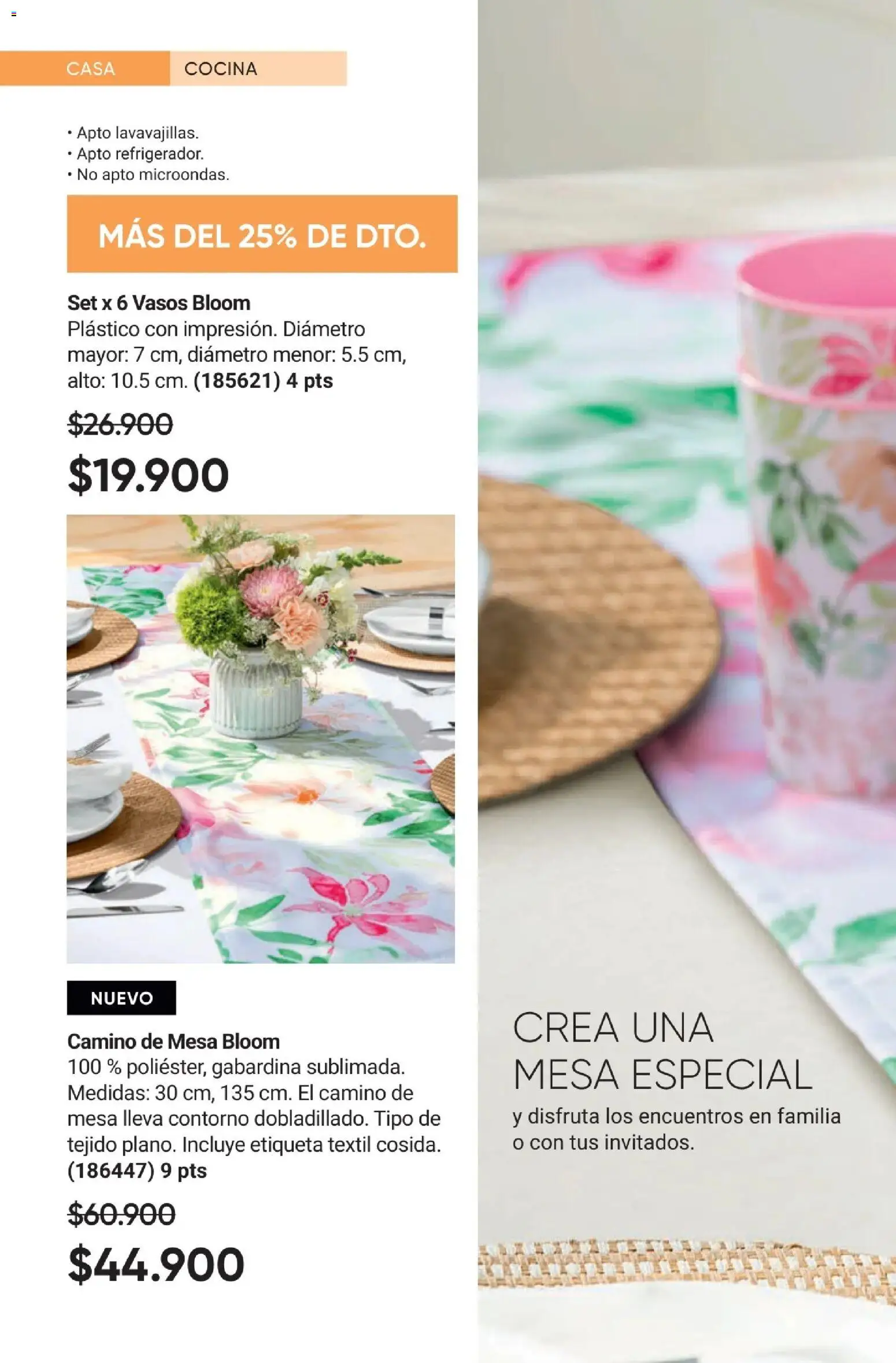 Avon revista - valida desde el 01.12.2025 | Página: 18 | Productos: Vasos, Cocina, Mesa, Contorno