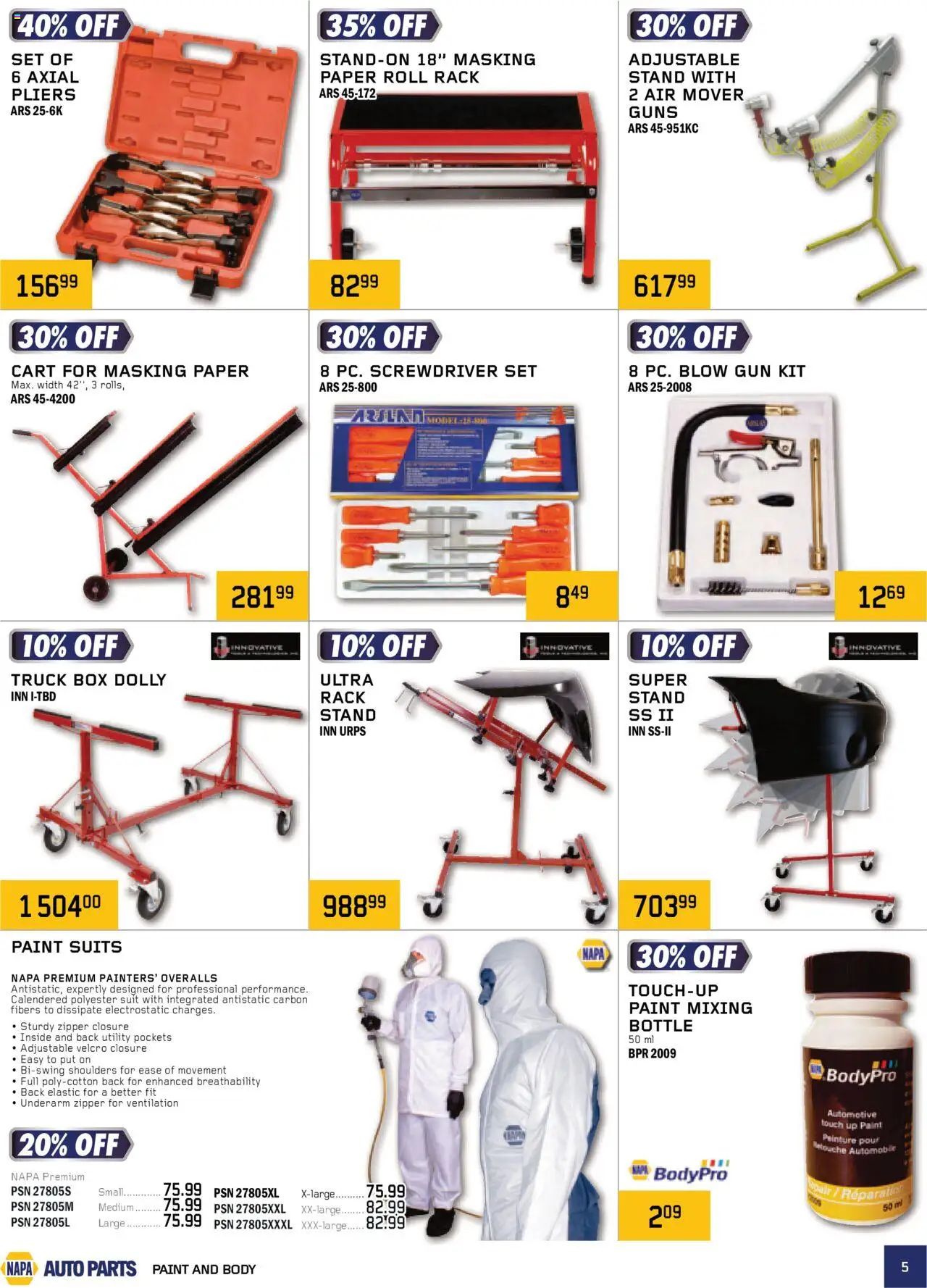 NAPA Auto Parts flyer valid from 01.10.2025 | Page: 5