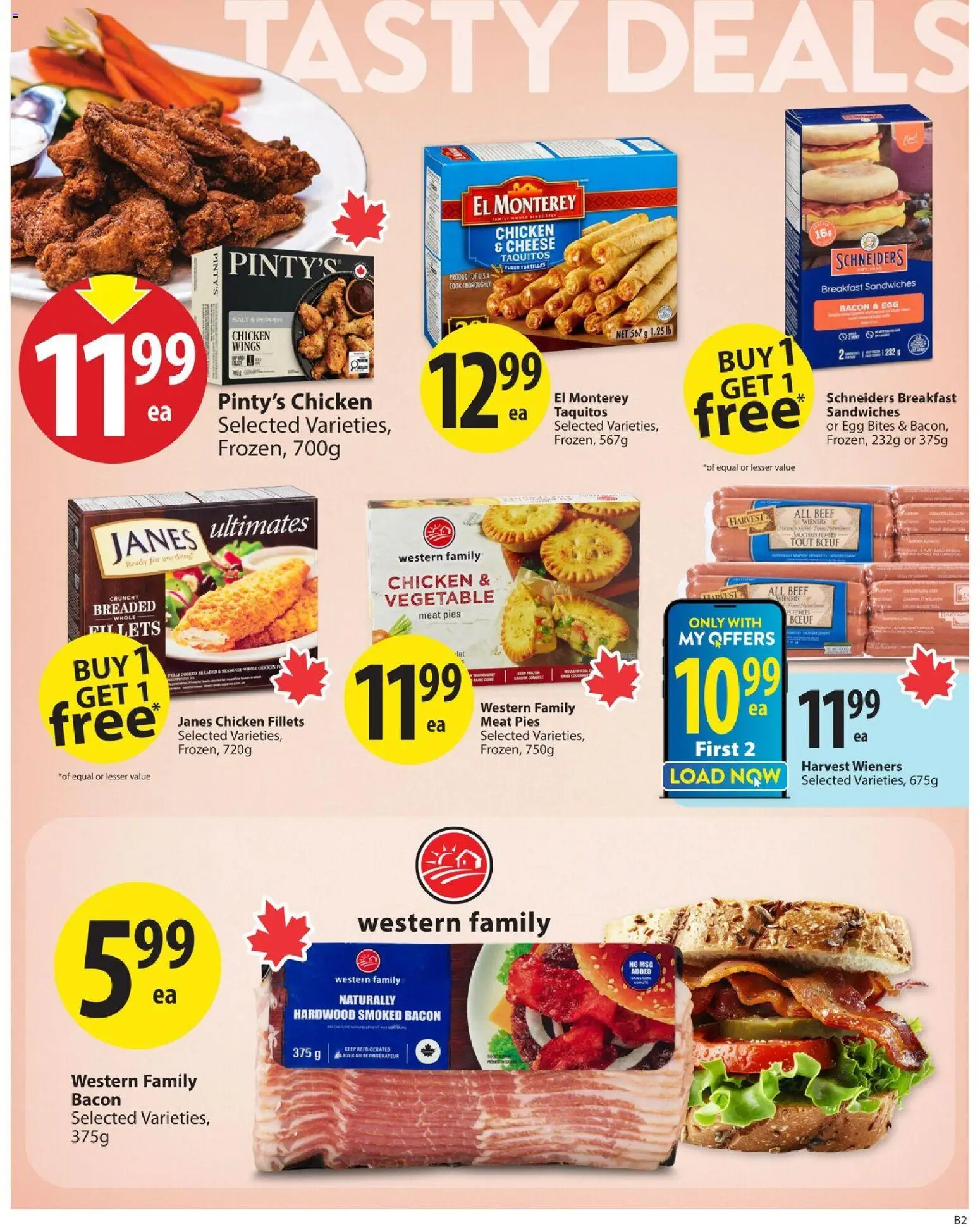 Save on foods flyer valid from 06.11.2025 | Page: 8 | Products: Beef, Cheese, Chicken