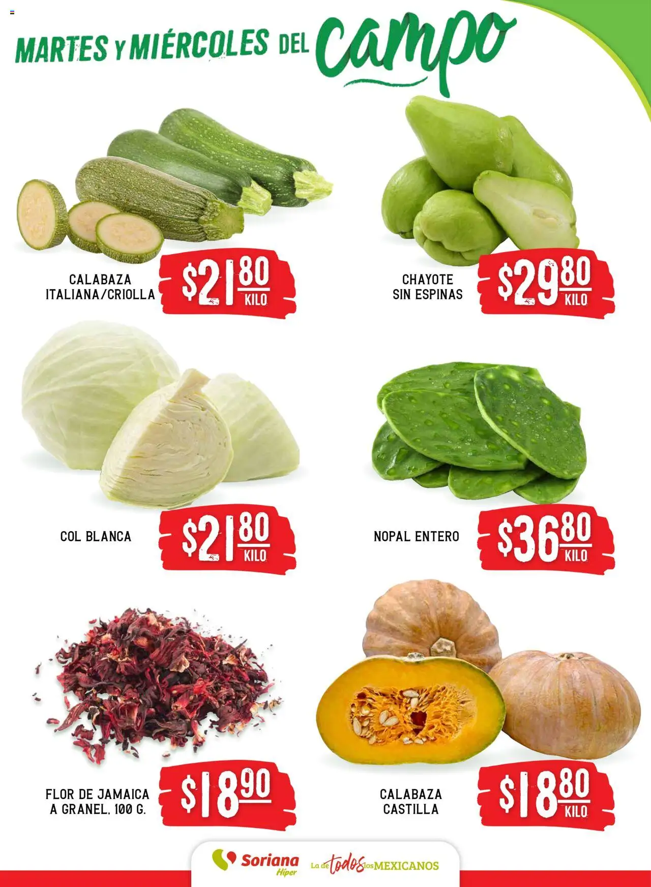 Nuevas ofertas de Soriana válidas en toda la República Mexicana desde el 14.10.2025. ¡Encuentra las mejores ofertas en Soriana - Martes y Miércoles del Campo Híper: Tijuana, Mexicali, Ensenada, San Luis Río Colorado y Tecate! | Página: 3 | Productos: Col