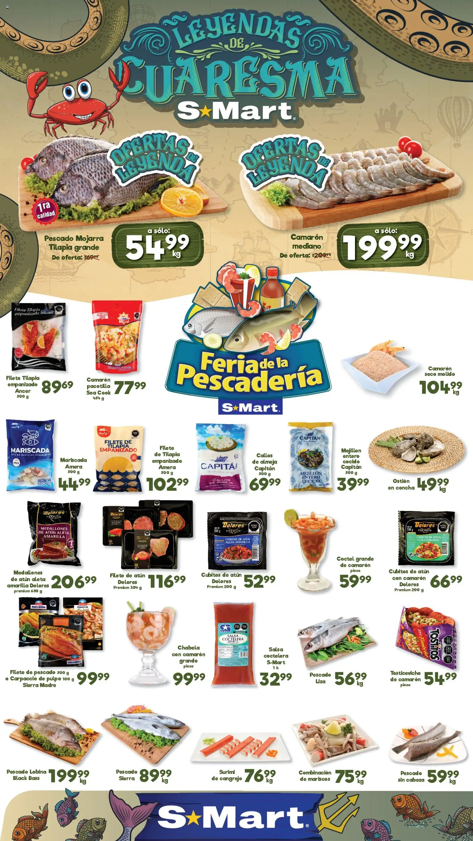 Nuevas ofertas de S-Mart válidas en toda la República Mexicana desde el 20.02.2026. ¡Encuentra las mejores ofertas en S-Mart folleto Ofertas de feria Nuevo Laredo! | Página: 1 | Productos: Atún, Sopa, Sierra