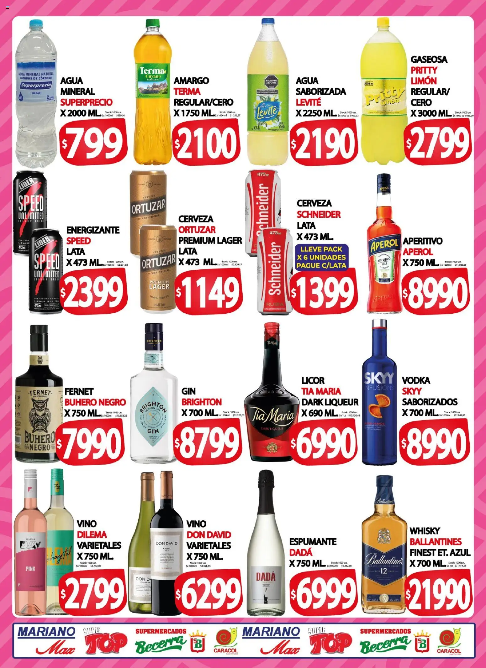 Mariano Max - Catálogo │ válido desde el 22.04.2026 | Página: 5 | Productos: Vodka, Whisky, Fernet, Limón