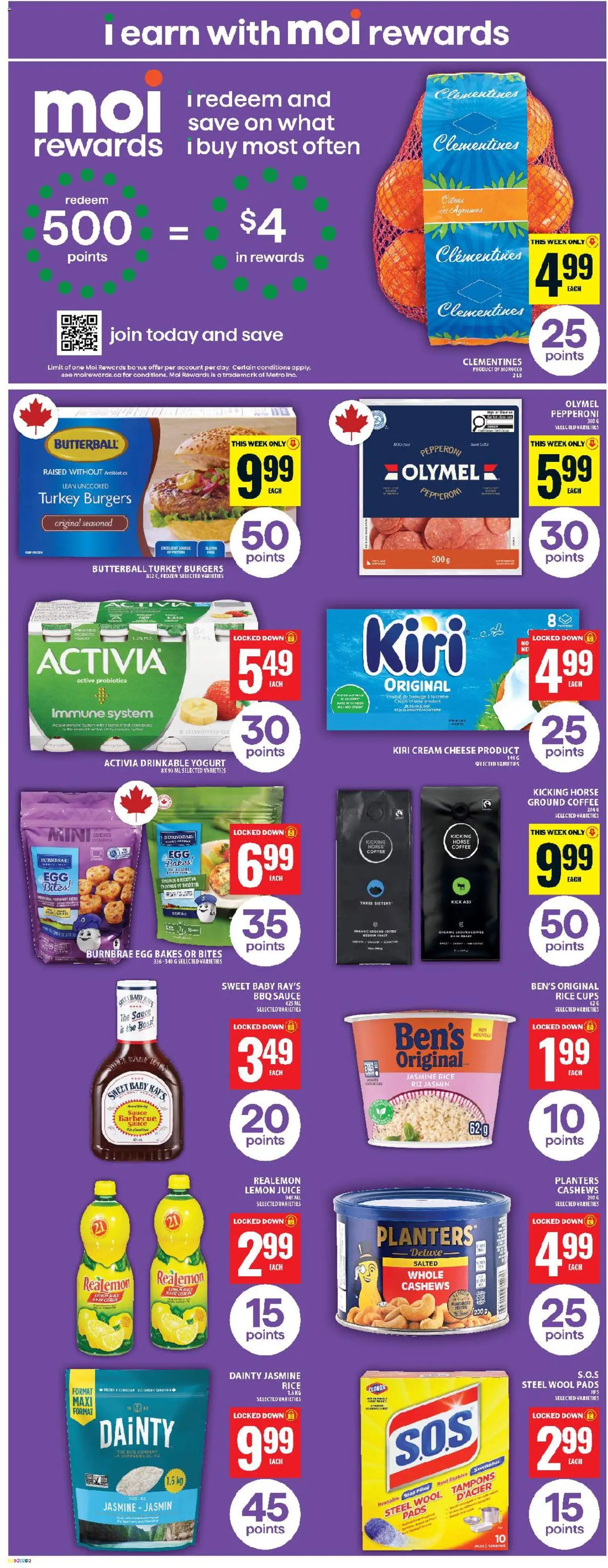 Food Basics flyer valid from 09.04.2026 | Page: 4 | Products: Rice, Cream, Cheese, Yogurt