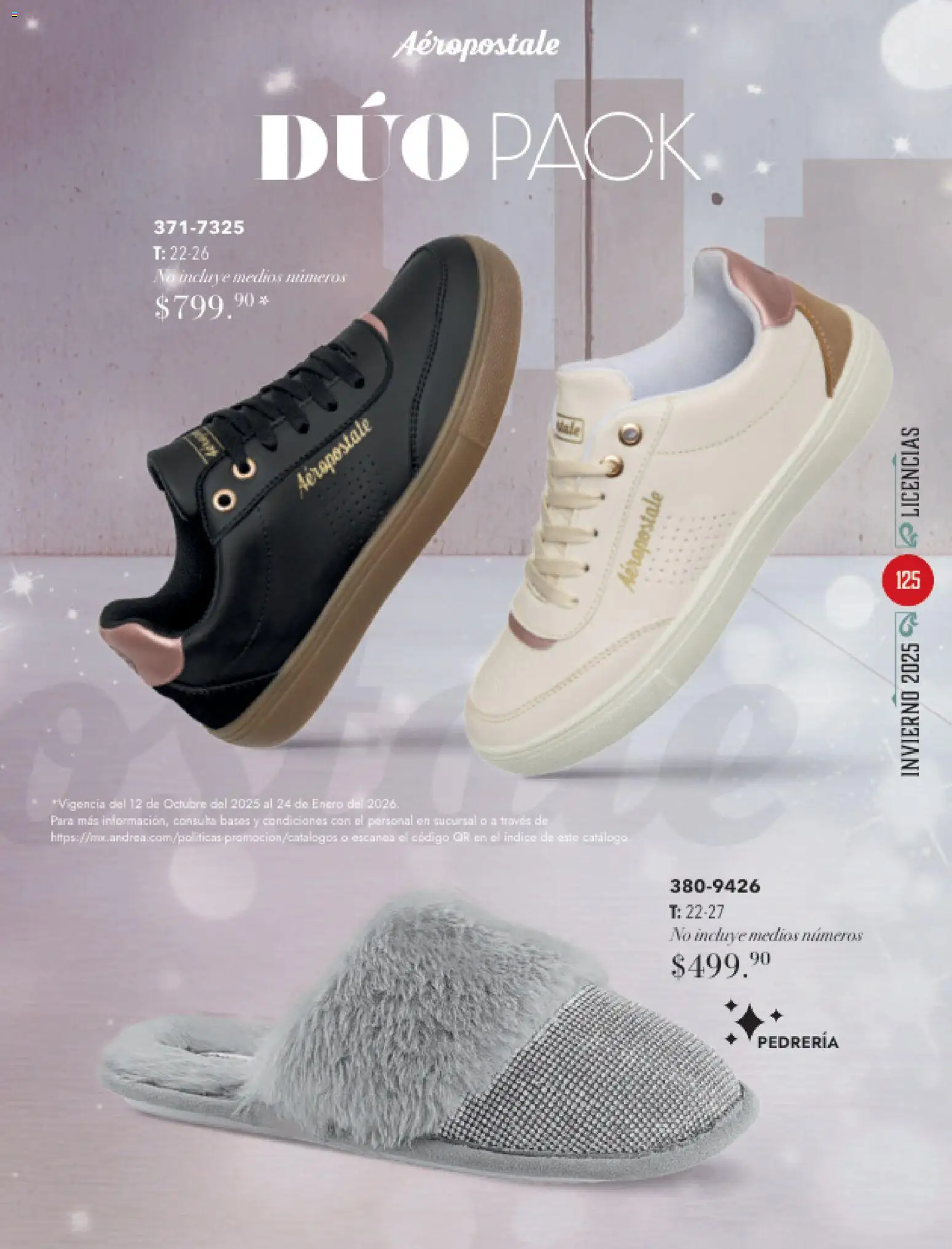 Nuevas ofertas de Andrea válidas en toda la República Mexicana desde el 26.11.2025. ¡Encuentra las mejores ofertas en Andrea catálogo Invierno! | Página: 125