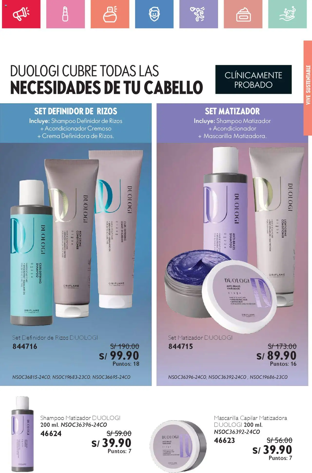 Catálogo Oriflame válido desde 02.08.2025 | Página: 79 | Productos: Shampoo, Acondicionador, Crema