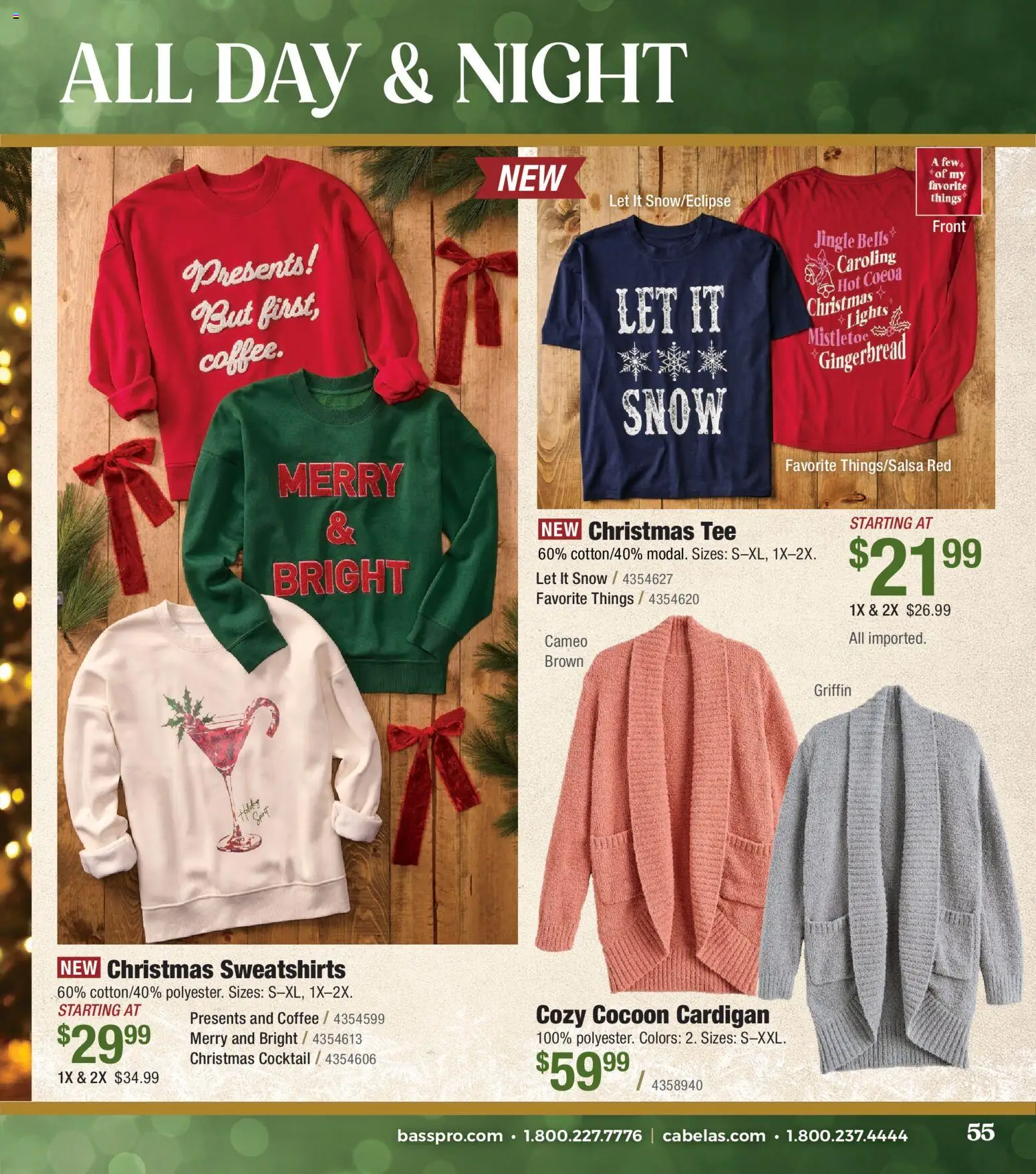 Cabela's Christmas Gift Guide 25 - valid from 01.11.2025 | Page: 55 | Products: Coffee, Cardigan