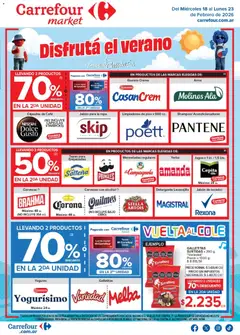 Vista previa Carrefour Market - Disfrutá el verano válido desde el 18.02.2026