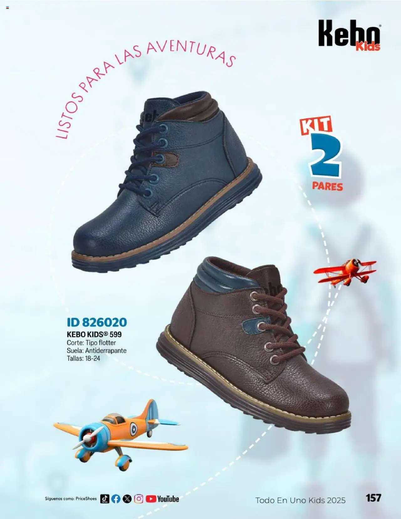 Nuevas ofertas de Price Shoes válidas en toda la República Mexicana desde el 23.04.2025. ¡Encuentra las mejores ofertas en Price Shoes catálogo Kids! | Página: 157