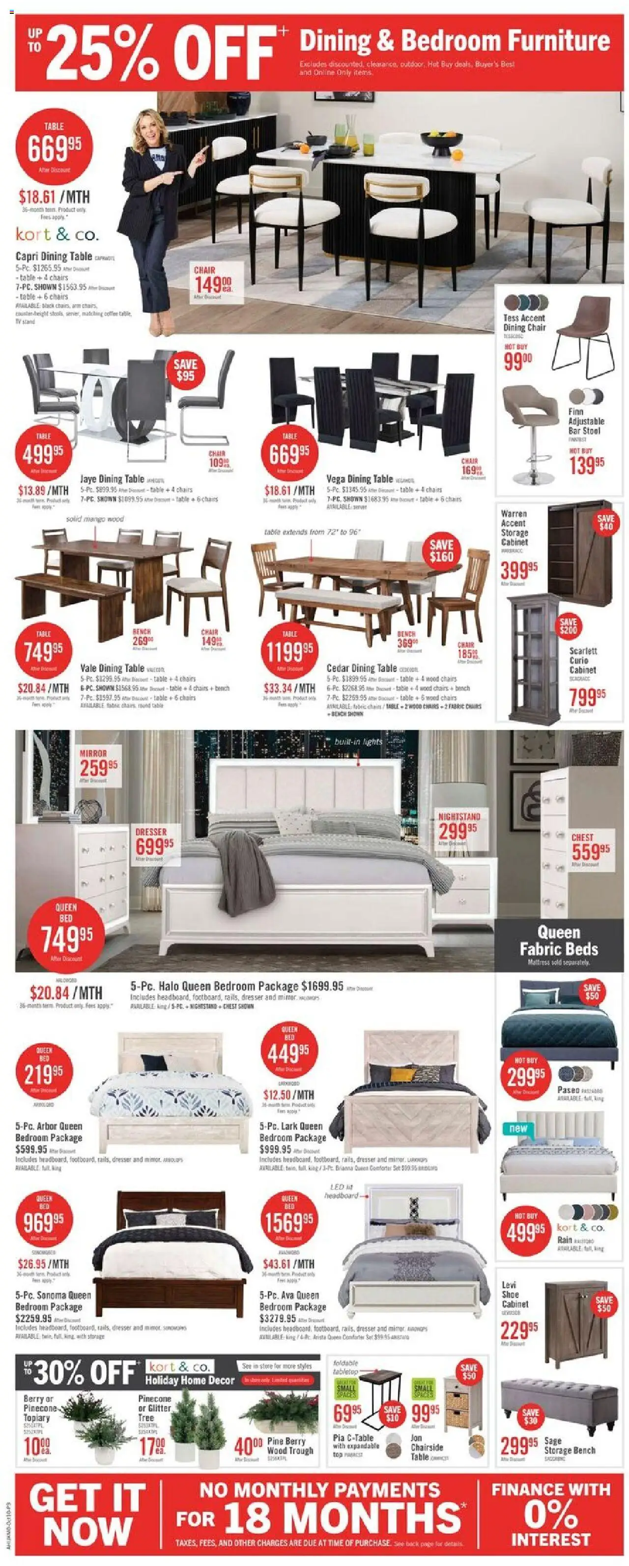 The Brick flyer valid from 10.10.2025 | Page: 10 | Products: Mattress, Chair, Cabinet, Coffee