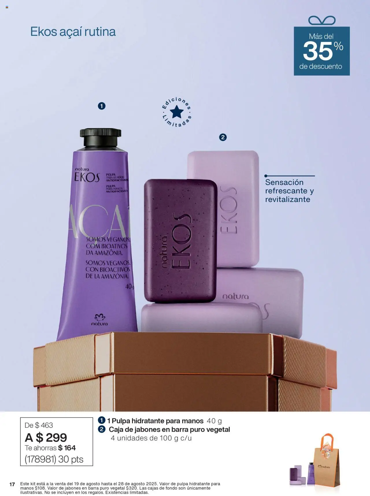 Nuevas ofertas de Natura válidas en toda la República Mexicana desde el 19.08.2025. ¡Encuentra las mejores ofertas en Natura - Especial Día del Abuelo! | Página: 10 | Productos: Barra, Té, Caja