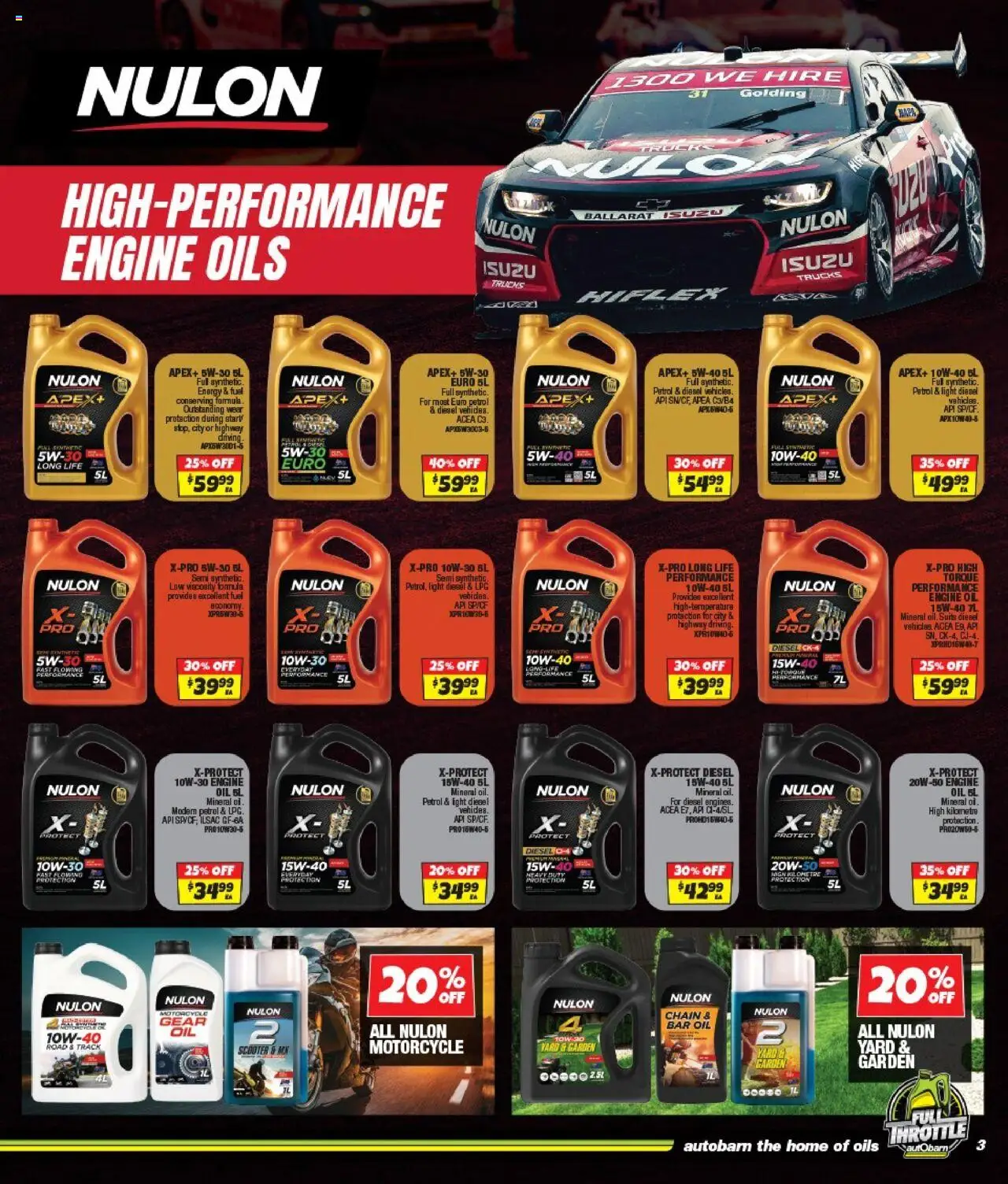 Autobarn catalogue - valid from 13.08.2025 | Page: 3 | Products: Chain, Light, Oil, Modem