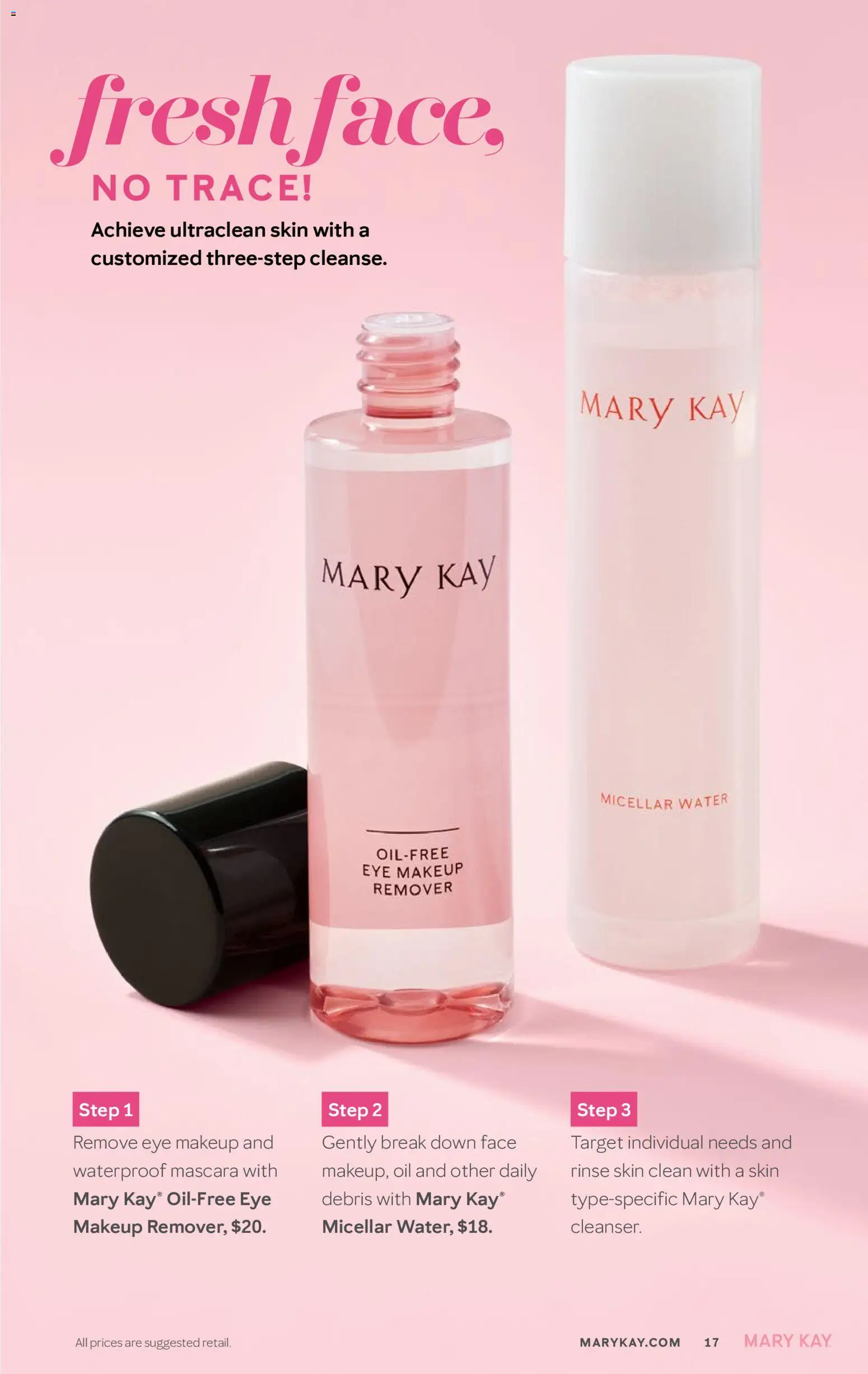 Mary Kay The Look Spring 2026 - valid from 16.02.2026 | Page: 17 | Products: Mascara, Makeup Remover, Micellar water, Water
