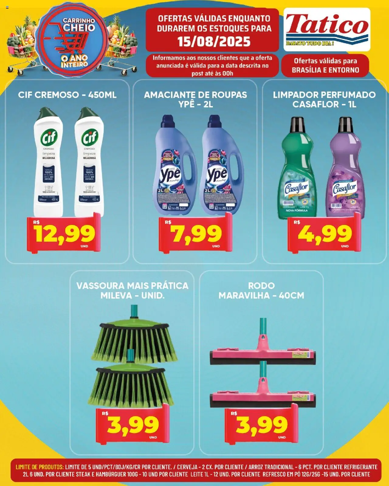 Tatico Folheto - válido de 15.08.2025 | Página: 16 | Produtos: Refresco, Cerveja, Arroz, Roupas