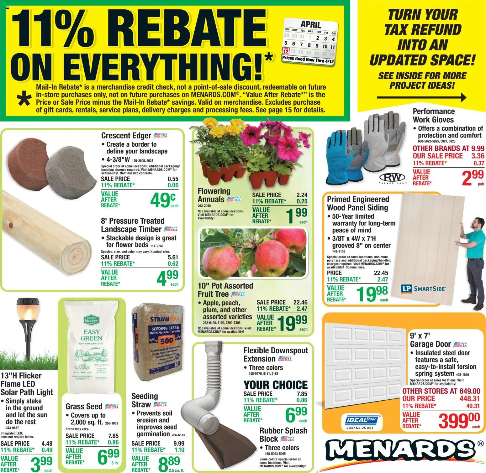 Menards Weekly Ad - valid from 01.04.2026 | Page: 1
